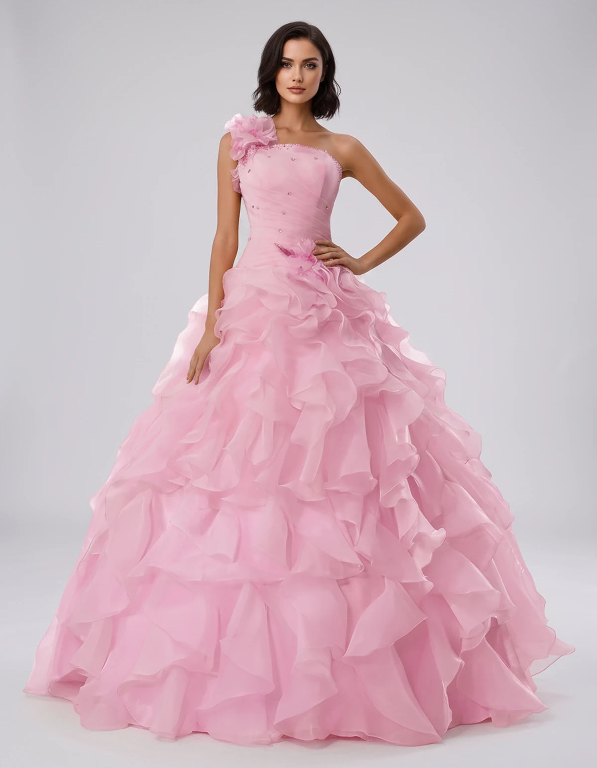 Imogen Maxi Dress — Pink | SKU: SD-22482-pink-2,SD-22482-pink-4,SD-22482-pink-6,SD-22482-pink-8,SD-22482-pink-10,SD-22482-pink-12,SD-22482-pink-14,SD-22482-pink-14W,SD-22482-pink-16,SD-22482-pink-16W,SD-22482-pink-18W
