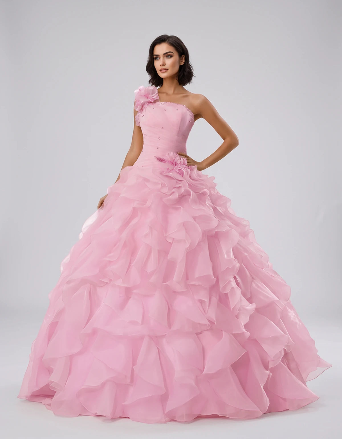 Imogen Maxi Dress — Pink | SKU: SD-22482-pink-2,SD-22482-pink-4,SD-22482-pink-6,SD-22482-pink-8,SD-22482-pink-10,SD-22482-pink-12,SD-22482-pink-14,SD-22482-pink-14W,SD-22482-pink-16,SD-22482-pink-16W,SD-22482-pink-18W