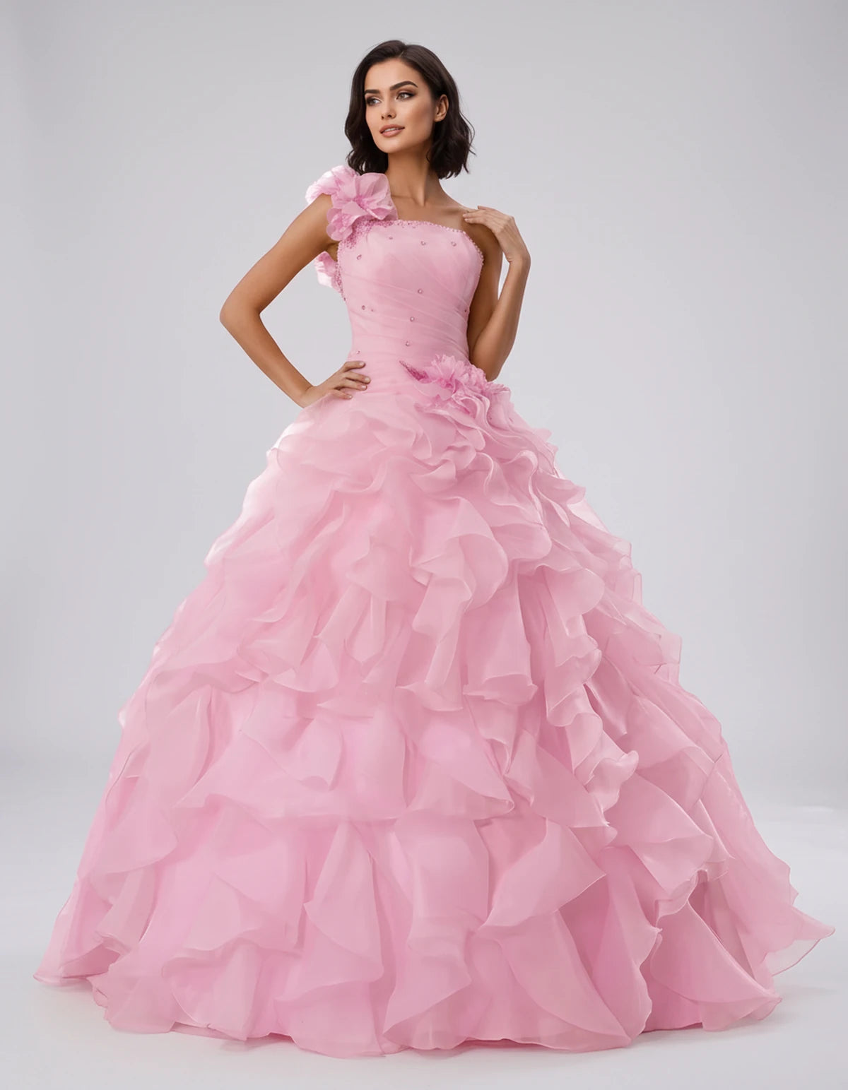 Imogen Maxi Dress — Pink | SKU: SD-22482-pink-2,SD-22482-pink-4,SD-22482-pink-6,SD-22482-pink-8,SD-22482-pink-10,SD-22482-pink-12,SD-22482-pink-14,SD-22482-pink-14W,SD-22482-pink-16,SD-22482-pink-16W,SD-22482-pink-18W