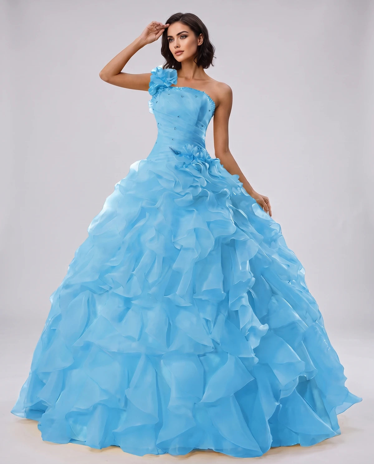 Imogen Maxi Dress — Sapphire blue