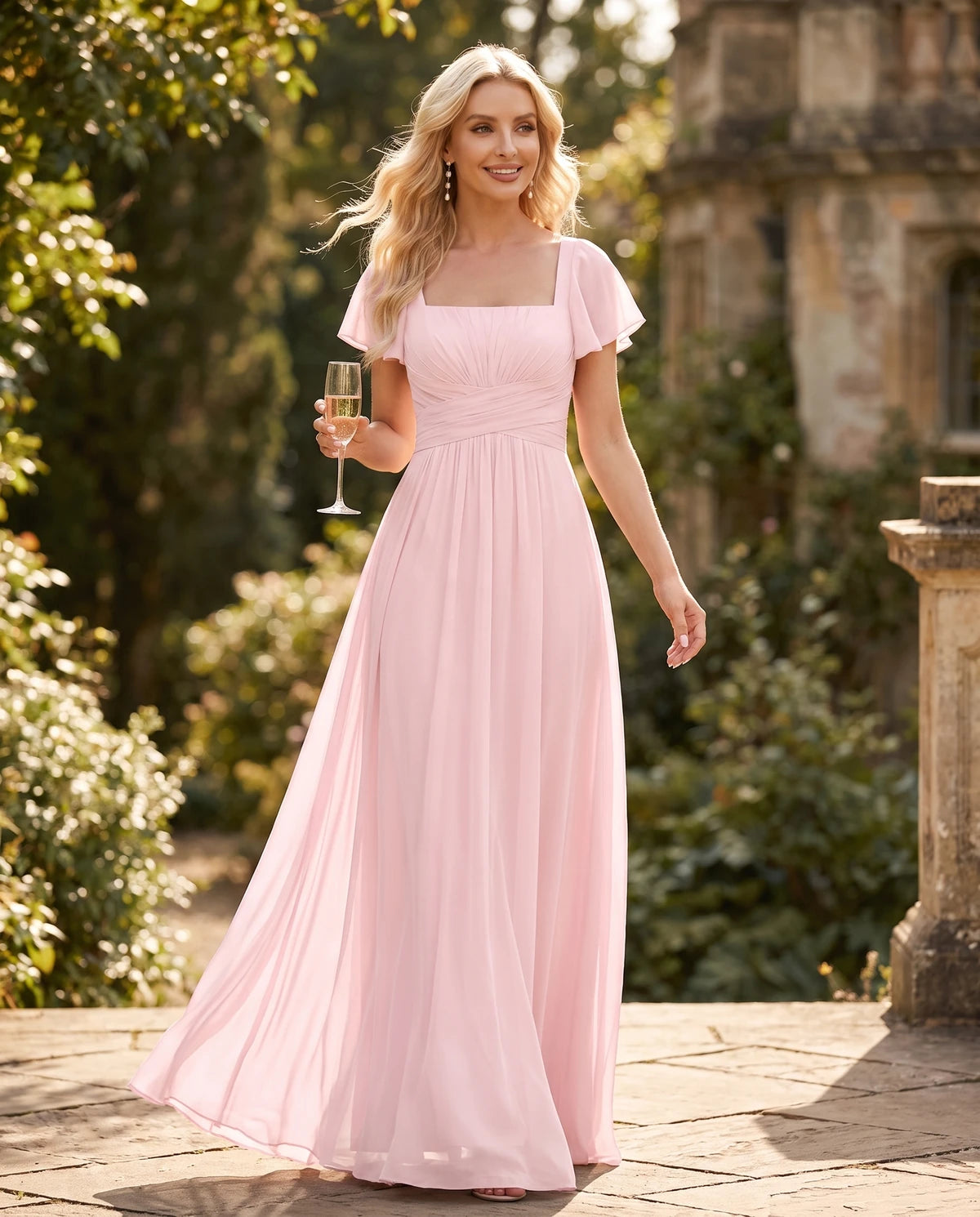 Iolanthe Maxi Dress — Blush | SKU: SD-05348-blush-2,SD-05348-blush-4,SD-05348-blush-6,SD-05348-blush-8,SD-05348-blush-10,SD-05348-blush-12,SD-05348-blush-14,SD-05348-blush-16,SD-05348-blush-16W,SD-05348-blush-18W,SD-05348-blush-20W,SD-05348-blush-22W