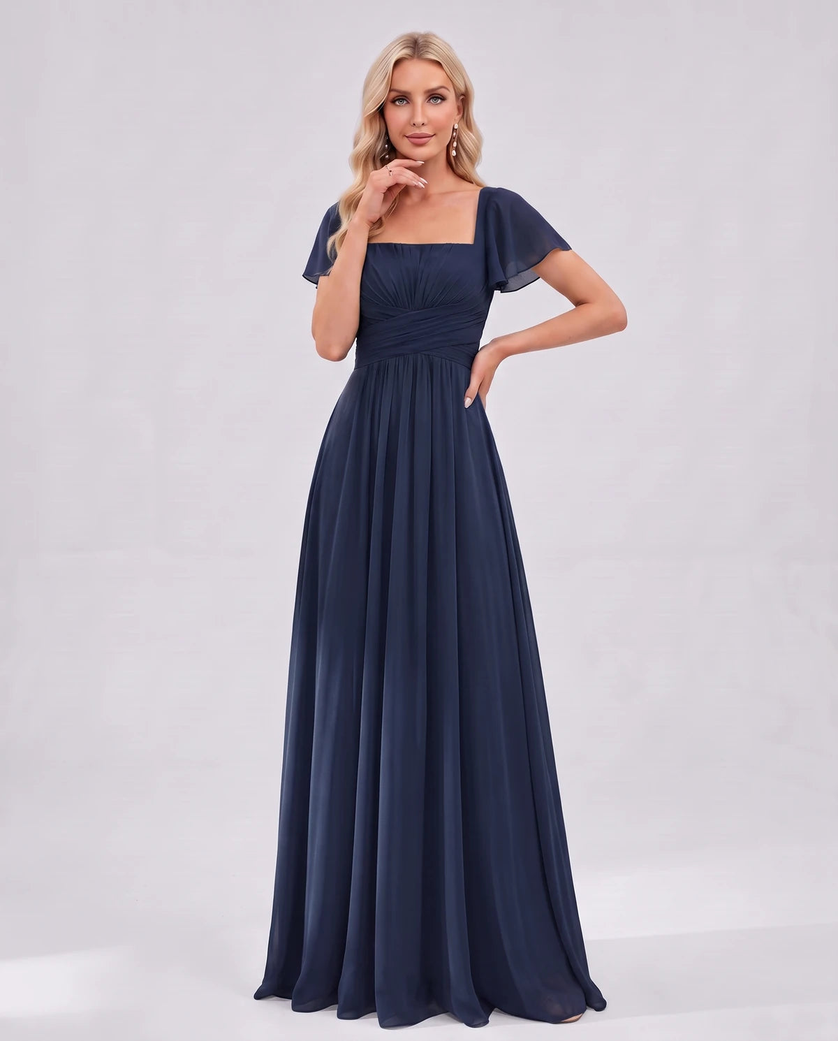 Iolanthe Maxi Dress — Navy | SKU: SD-05348-navy-2,SD-05348-navy-4,SD-05348-navy-6,SD-05348-navy-8,SD-05348-navy-10,SD-05348-navy-12,SD-05348-navy-14,SD-05348-navy-16,SD-05348-navy-16W,SD-05348-navy-18W,SD-05348-navy-20W,SD-05348-navy-22W