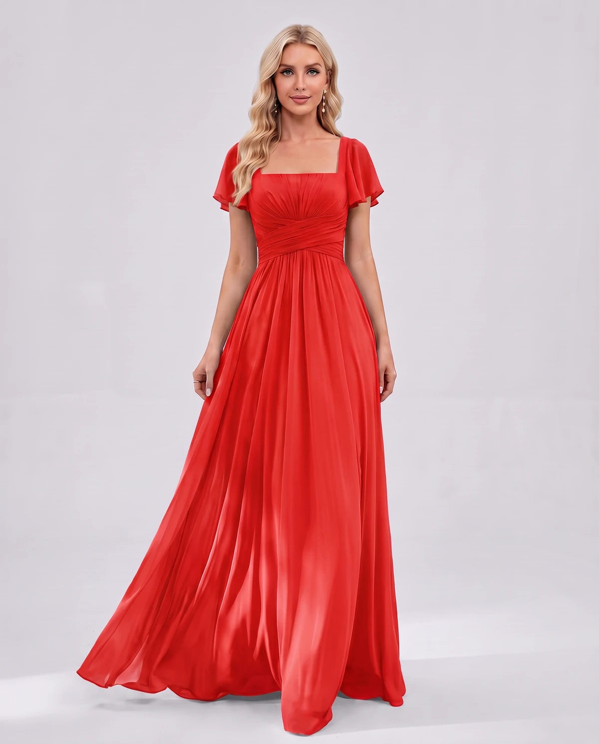 Iolanthe Maxi Dress — Red