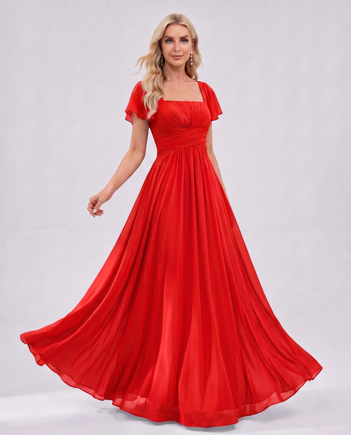 Iolanthe Maxi Dress — Red | SKU: SD-05348-red-2,SD-05348-red-4,SD-05348-red-6,SD-05348-red-8,SD-05348-red-10,SD-05348-red-12,SD-05348-red-14,SD-05348-red-16,SD-05348-red-16W,SD-05348-red-18W,SD-05348-red-20W,SD-05348-red-22W