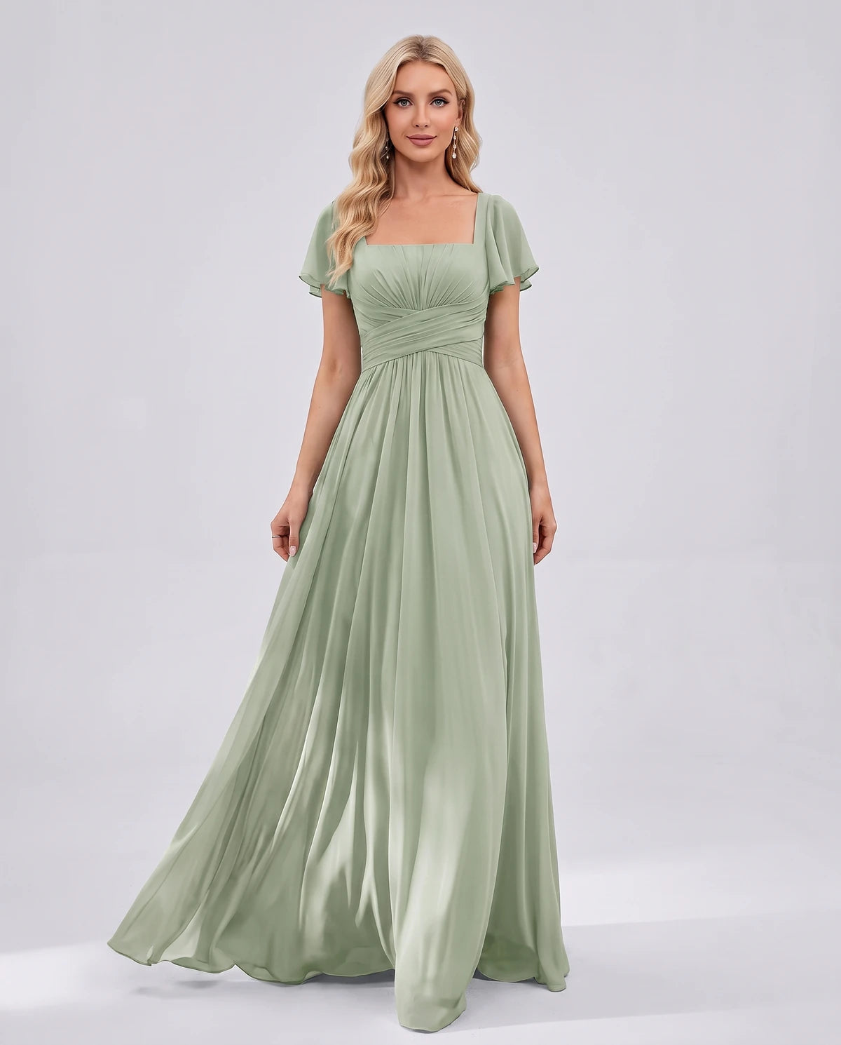 Iolanthe Maxi Dress — Sage Green