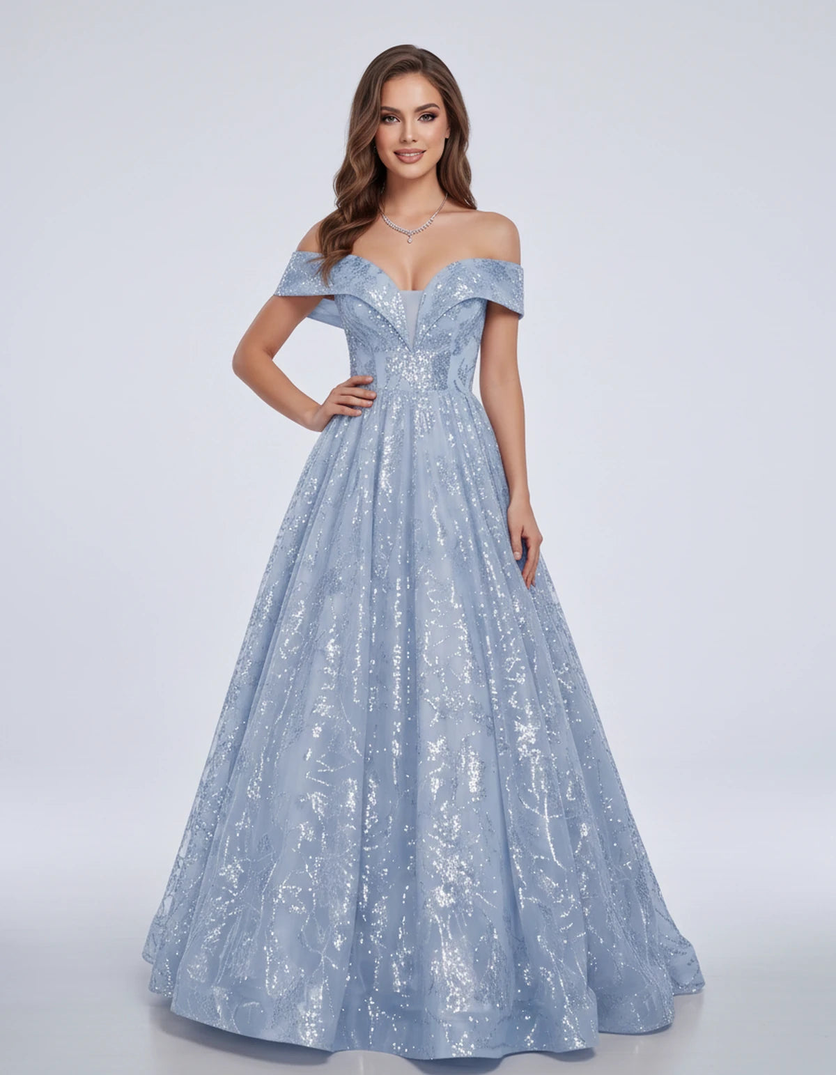 Isabeau Maxi Dress — Dusty Blue | SKU: SD-77609-dustyblue-2,SD-77609-dustyblue-4,SD-77609-dustyblue-6,SD-77609-dustyblue-8,SD-77609-dustyblue-10,SD-77609-dustyblue-12,SD-77609-dustyblue-14,SD-77609-dustyblue-14W,SD-77609-dustyblue-16,SD-77609-dustyblue-16W,SD-77609-dustyblue-18W