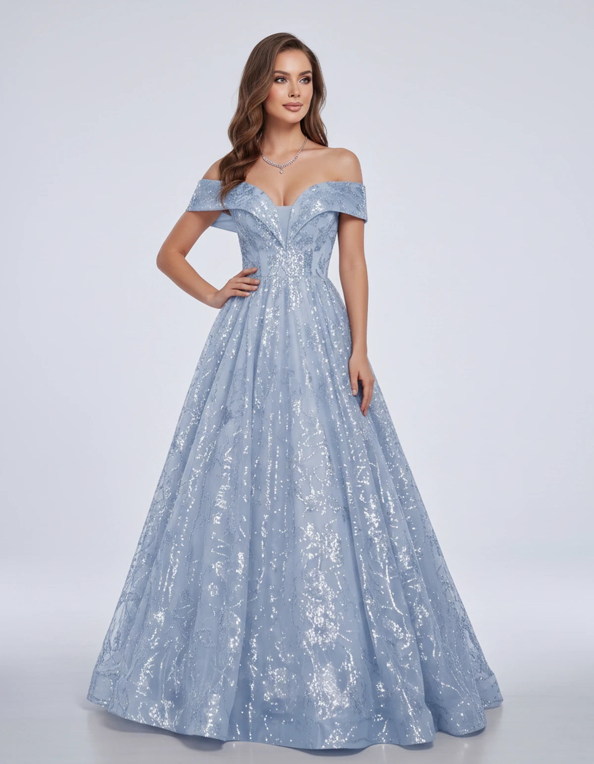Isabeau Maxi Dress — Dusty Blue | SKU: SD-77609-dustyblue-2,SD-77609-dustyblue-4,SD-77609-dustyblue-6,SD-77609-dustyblue-8,SD-77609-dustyblue-10,SD-77609-dustyblue-12,SD-77609-dustyblue-14,SD-77609-dustyblue-14W,SD-77609-dustyblue-16,SD-77609-dustyblue-16W,SD-77609-dustyblue-18W