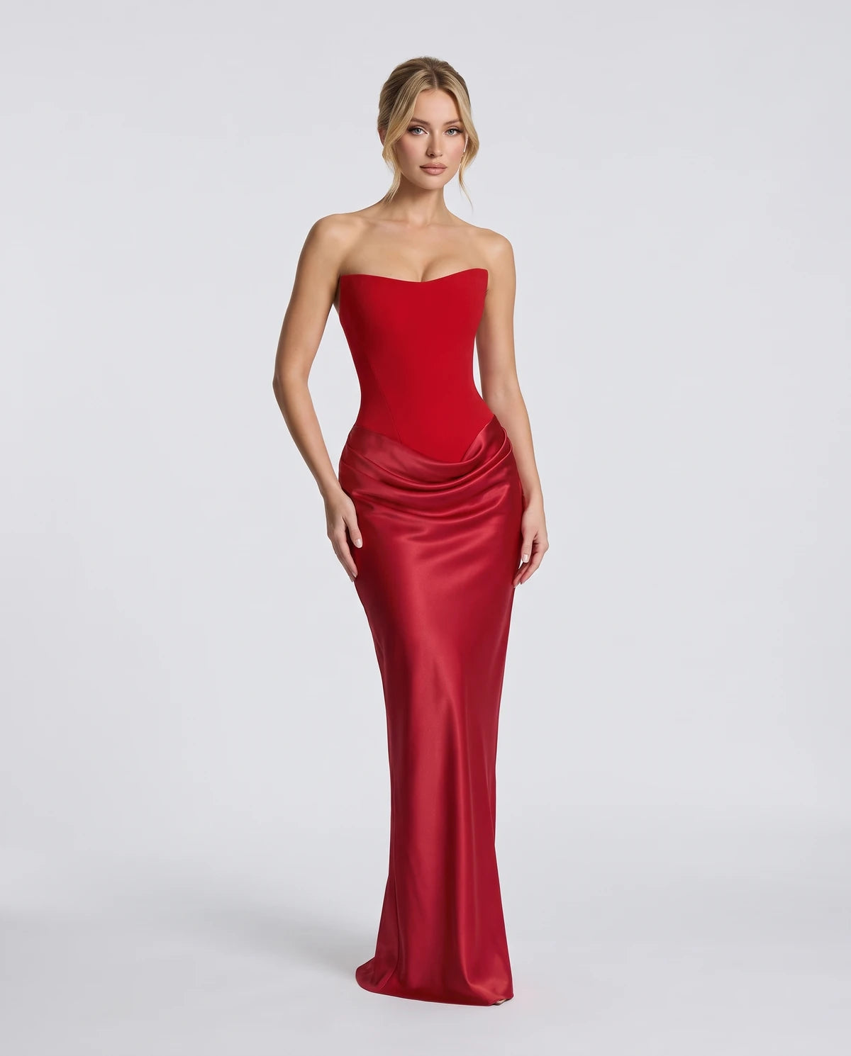 Isaura Maxi Dress — Red