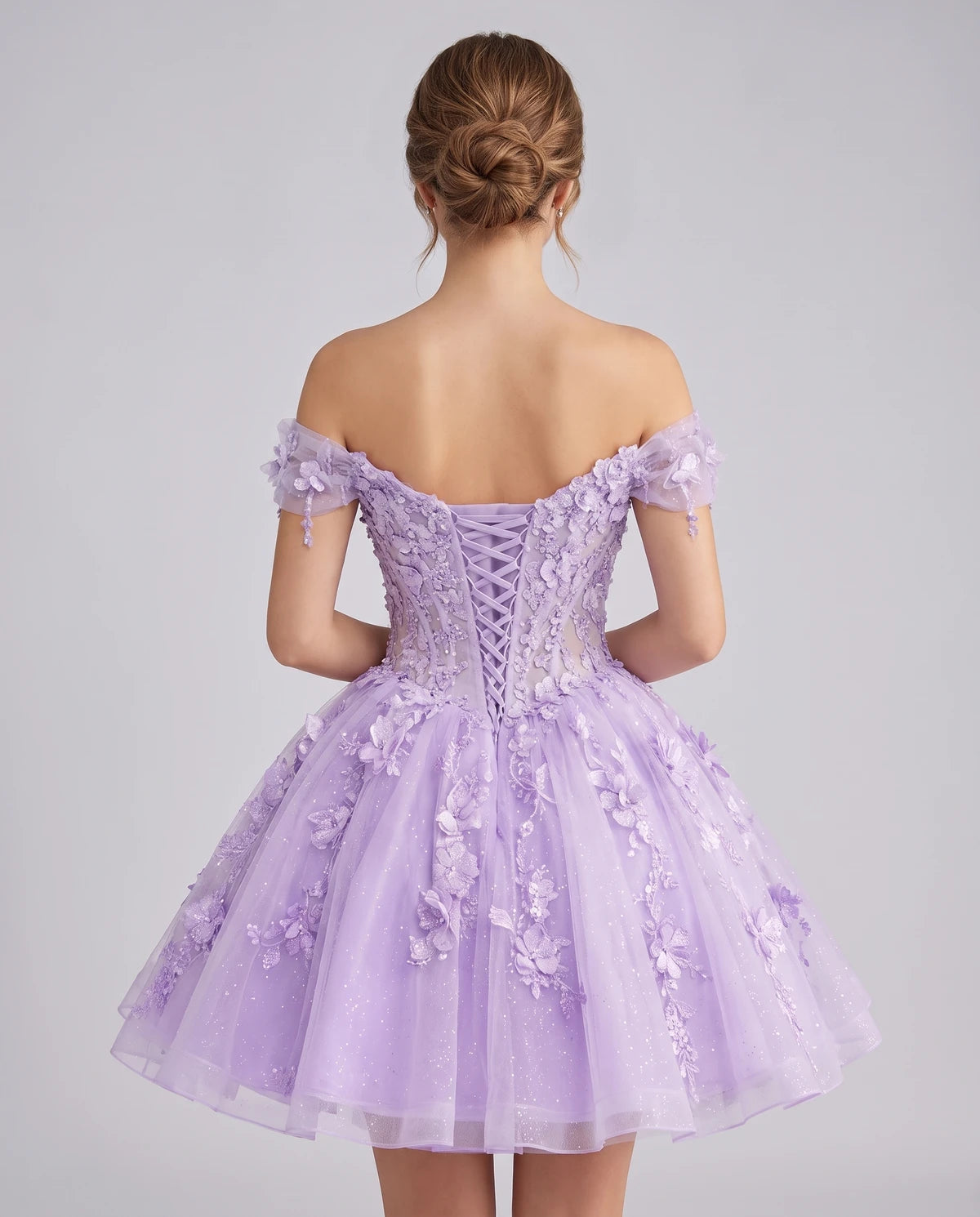 Isodora Mini Dress — Lilac | SKU: SD-57902-lilac-2,SD-57902-lilac-4,SD-57902-lilac-6,SD-57902-lilac-8,SD-57902-lilac-10,SD-57902-lilac-12,SD-57902-lilac-14,SD-57902-lilac-14W,SD-57902-lilac-16,SD-57902-lilac-16W,SD-57902-lilac-18W,SD-57902-lilac-20W