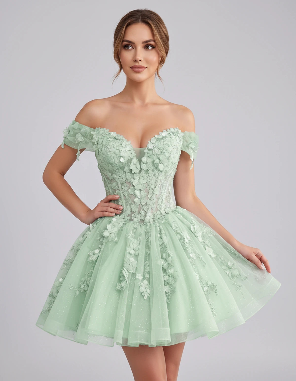 Isodora Mini Dress — Sage | SKU: SD-57902-sage-2,SD-57902-sage-4,SD-57902-sage-6,SD-57902-sage-8,SD-57902-sage-10,SD-57902-sage-12,SD-57902-sage-14,SD-57902-sage-14W,SD-57902-sage-16,SD-57902-sage-16W,SD-57902-sage-18W,SD-57902-sage-20W