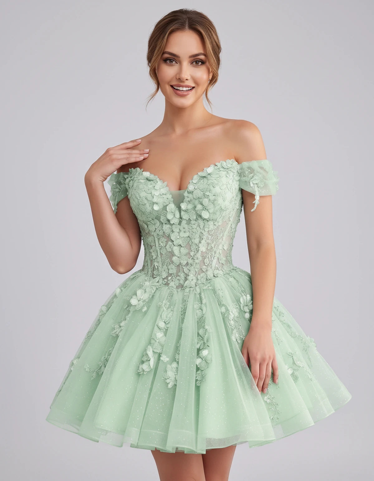 Isodora Mini Dress — Sage | SKU: SD-57902-sage-2,SD-57902-sage-4,SD-57902-sage-6,SD-57902-sage-8,SD-57902-sage-10,SD-57902-sage-12,SD-57902-sage-14,SD-57902-sage-14W,SD-57902-sage-16,SD-57902-sage-16W,SD-57902-sage-18W,SD-57902-sage-20W