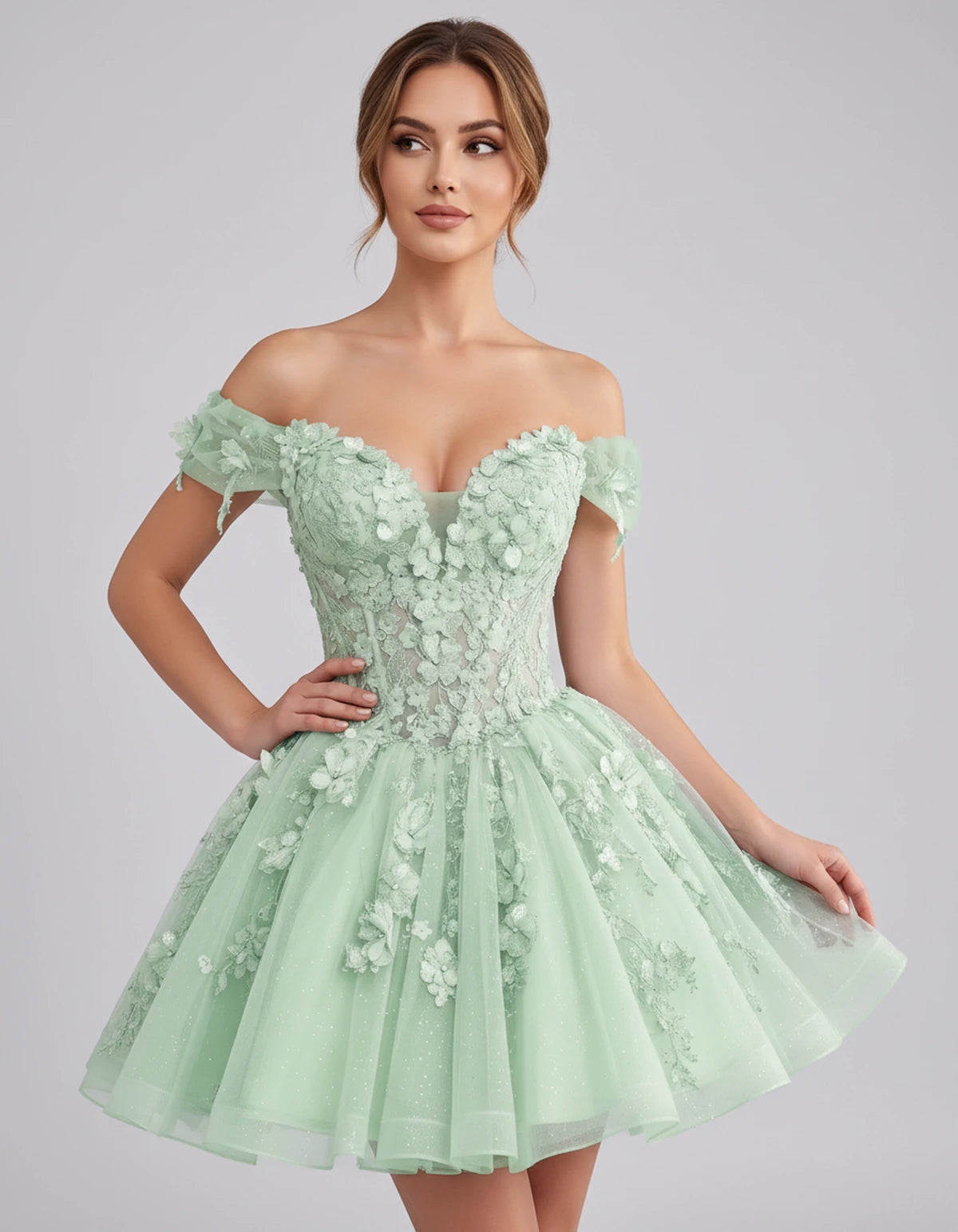 Isodora Mini Dress — Sage | SKU: SD-57902-sage-2,SD-57902-sage-4,SD-57902-sage-6,SD-57902-sage-8,SD-57902-sage-10,SD-57902-sage-12,SD-57902-sage-14,SD-57902-sage-14W,SD-57902-sage-16,SD-57902-sage-16W,SD-57902-sage-18W,SD-57902-sage-20W