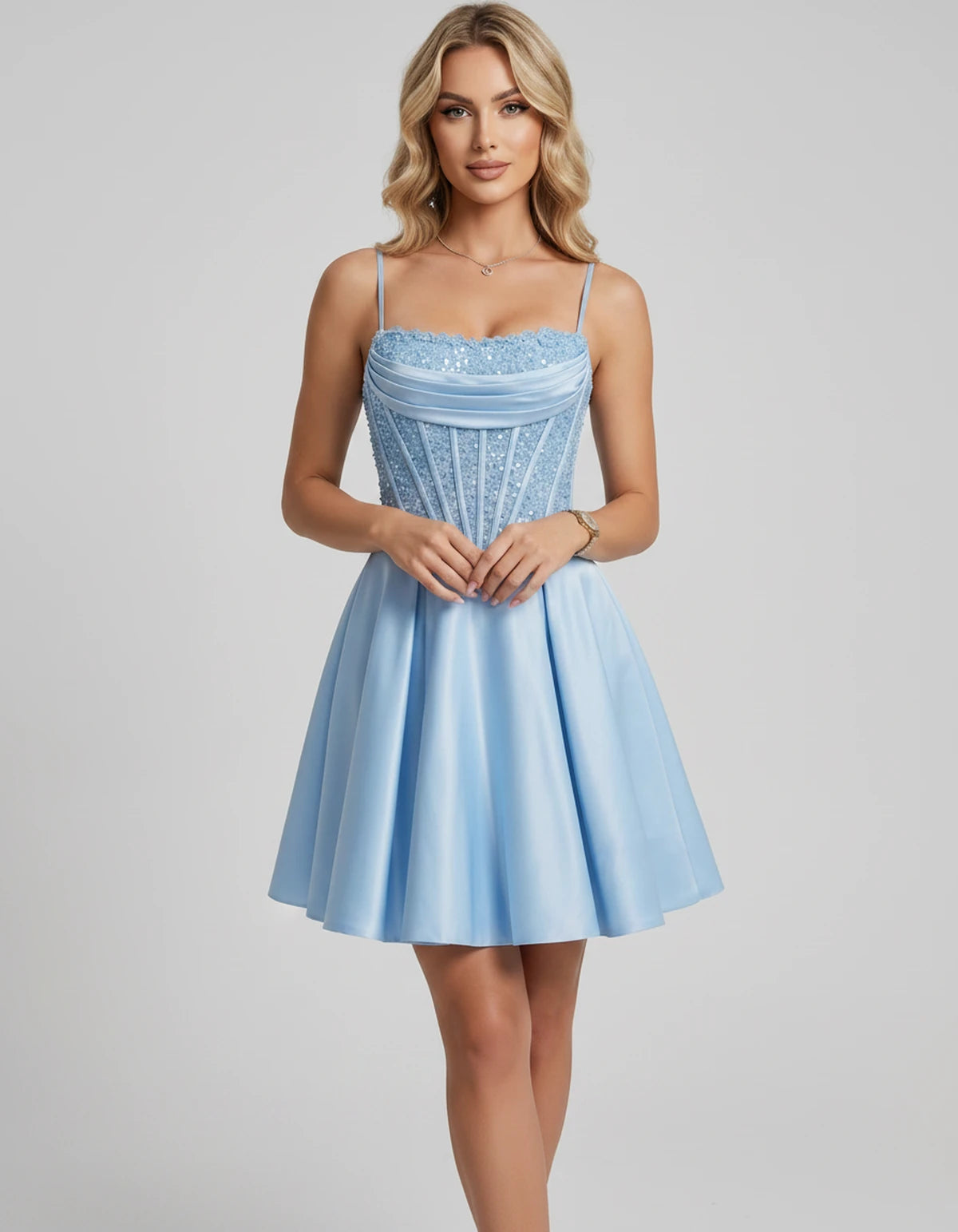 Jacaranda Midi Dresses — Blue | SKU: SD-83126-blue-2,SD-83126-blue-4,SD-83126-blue-6,SD-83126-blue-8,SD-83126-blue-10,SD-83126-blue-12,SD-83126-blue-14,SD-83126-blue-14W,SD-83126-blue-16,SD-83126-blue-16W,SD-83126-blue-18W,SD-83126-blue-20W
