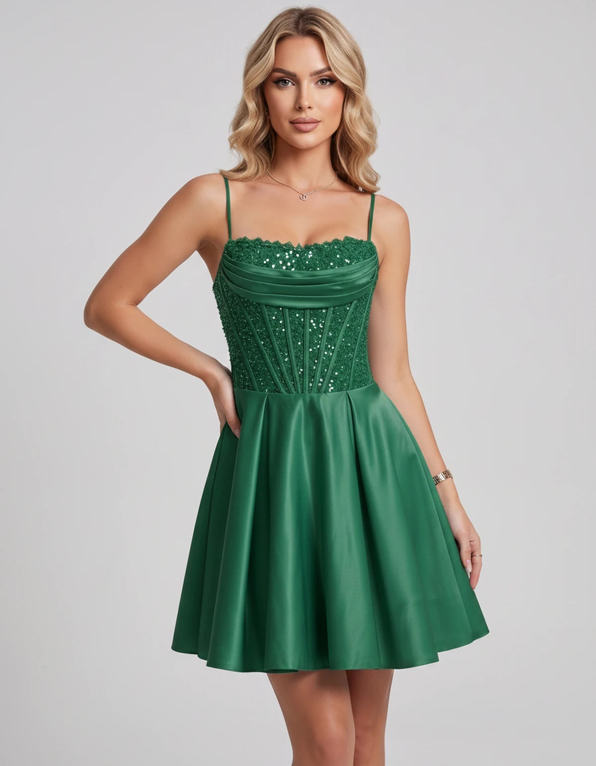 Jacaranda Midi Dresses — Emerald | SKU: SD-83126-emerald-2,SD-83126-emerald-4,SD-83126-emerald-6,SD-83126-emerald-8,SD-83126-emerald-10,SD-83126-emerald-12,SD-83126-emerald-14,SD-83126-emerald-14W,SD-83126-emerald-16,SD-83126-emerald-16W,SD-83126-emerald-18W,SD-83126-emerald-20W