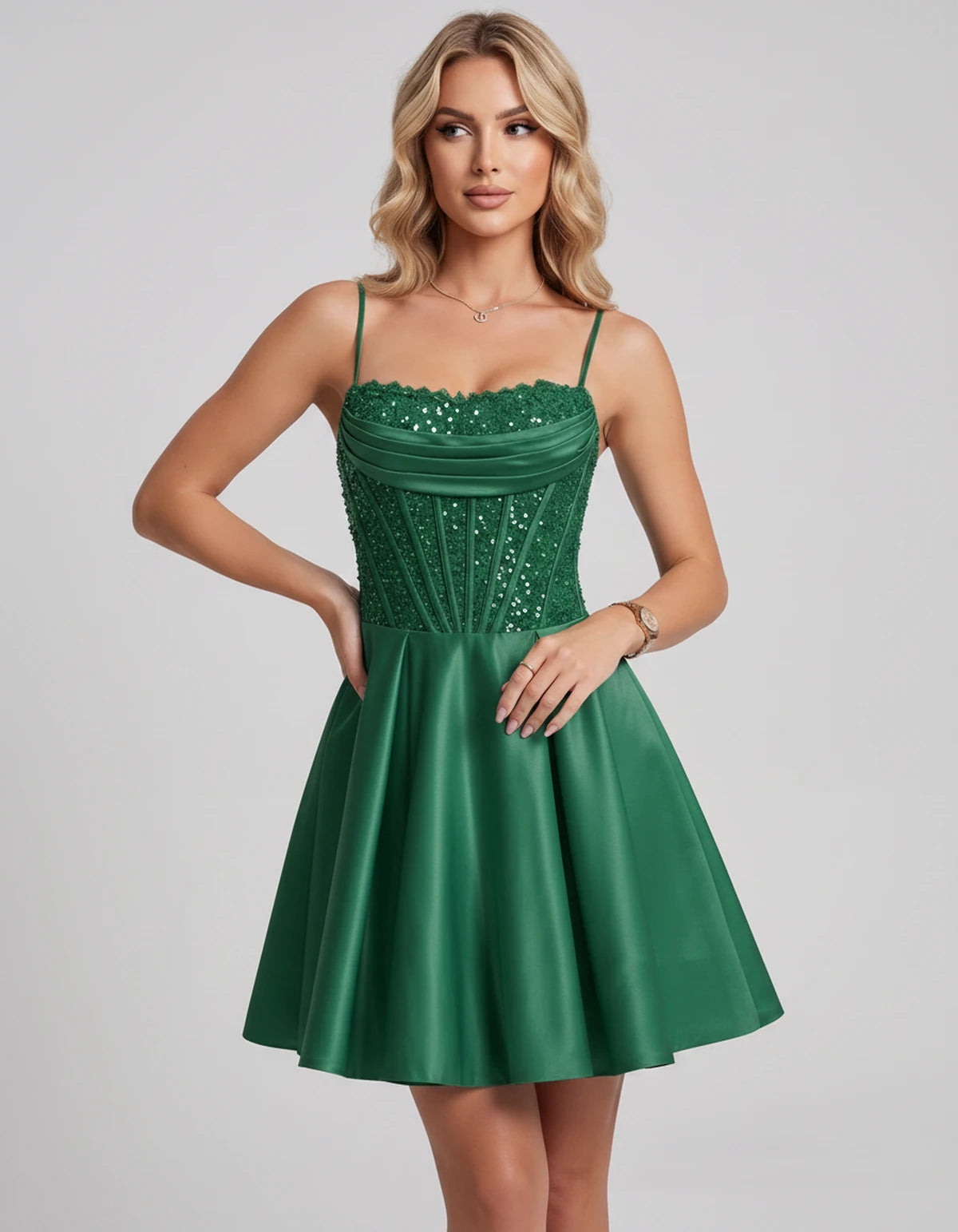 Jacaranda Midi Dresses — Emerald | SKU: SD-83126-emerald-2,SD-83126-emerald-4,SD-83126-emerald-6,SD-83126-emerald-8,SD-83126-emerald-10,SD-83126-emerald-12,SD-83126-emerald-14,SD-83126-emerald-14W,SD-83126-emerald-16,SD-83126-emerald-16W,SD-83126-emerald-18W,SD-83126-emerald-20W