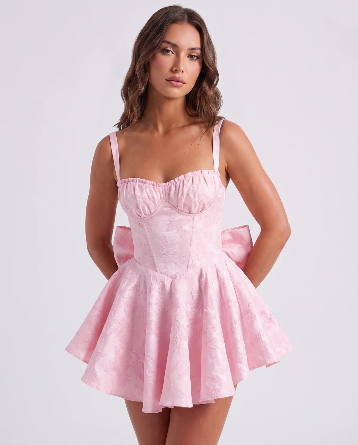 Jolanthe Mini Dress — Pink