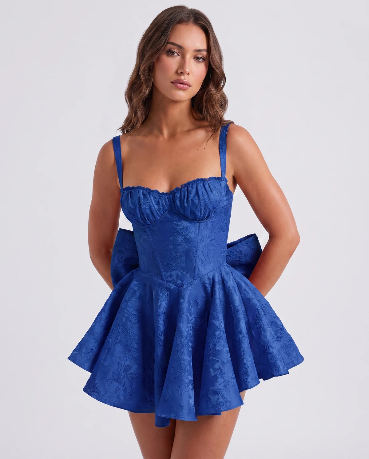 Jolanthe Mini Dress — Royal Blue