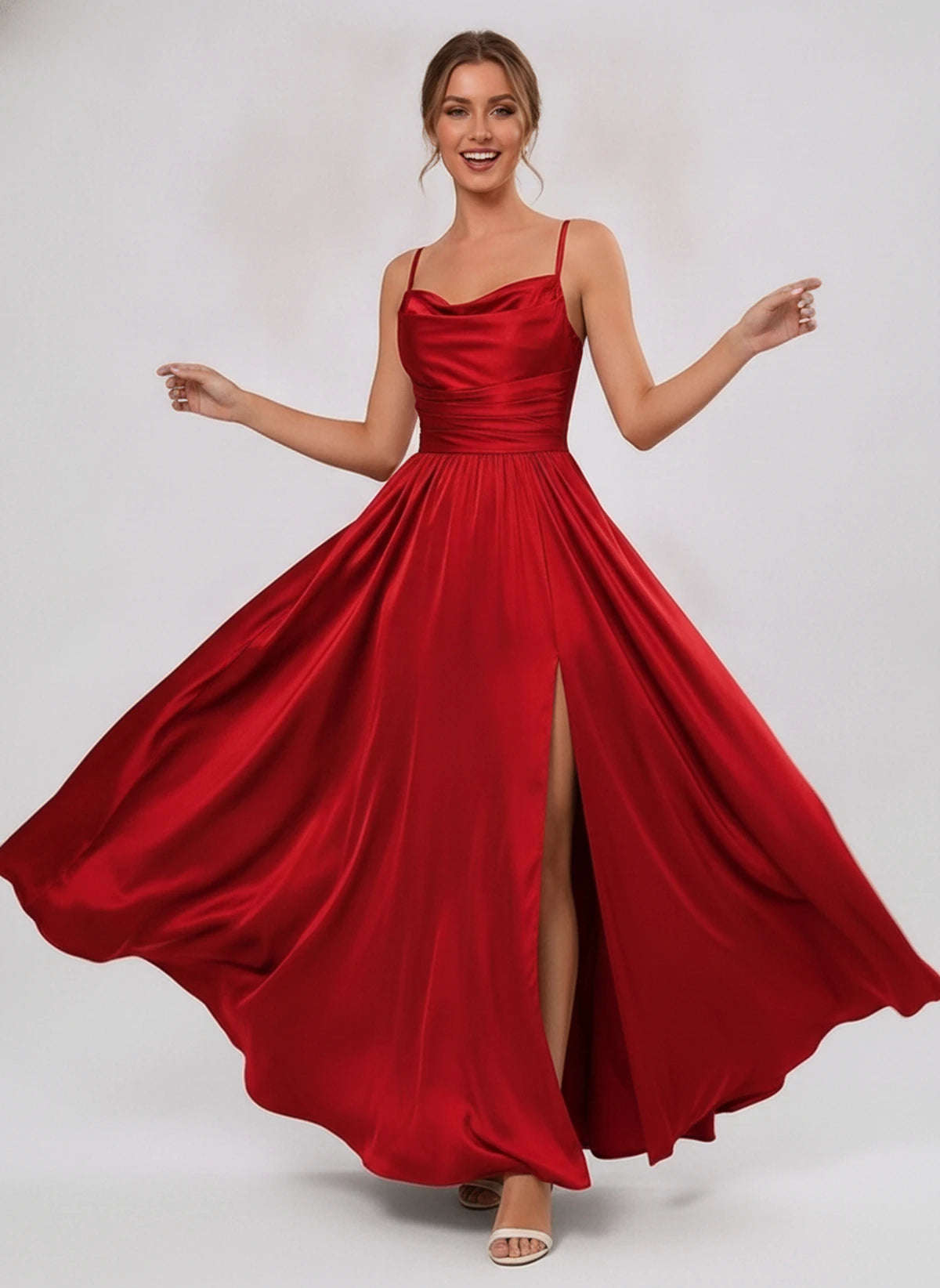 Juniperra Maxi Dress — Red | SKU: SD-30279-red-2,SD-30279-red-4,SD-30279-red-6,SD-30279-red-8,SD-30279-red-10,SD-30279-red-12,SD-30279-red-14,SD-30279-red-16,SD-30279-red-16W,SD-30279-red-18W,SD-30279-red-20W,SD-30279-red-22W