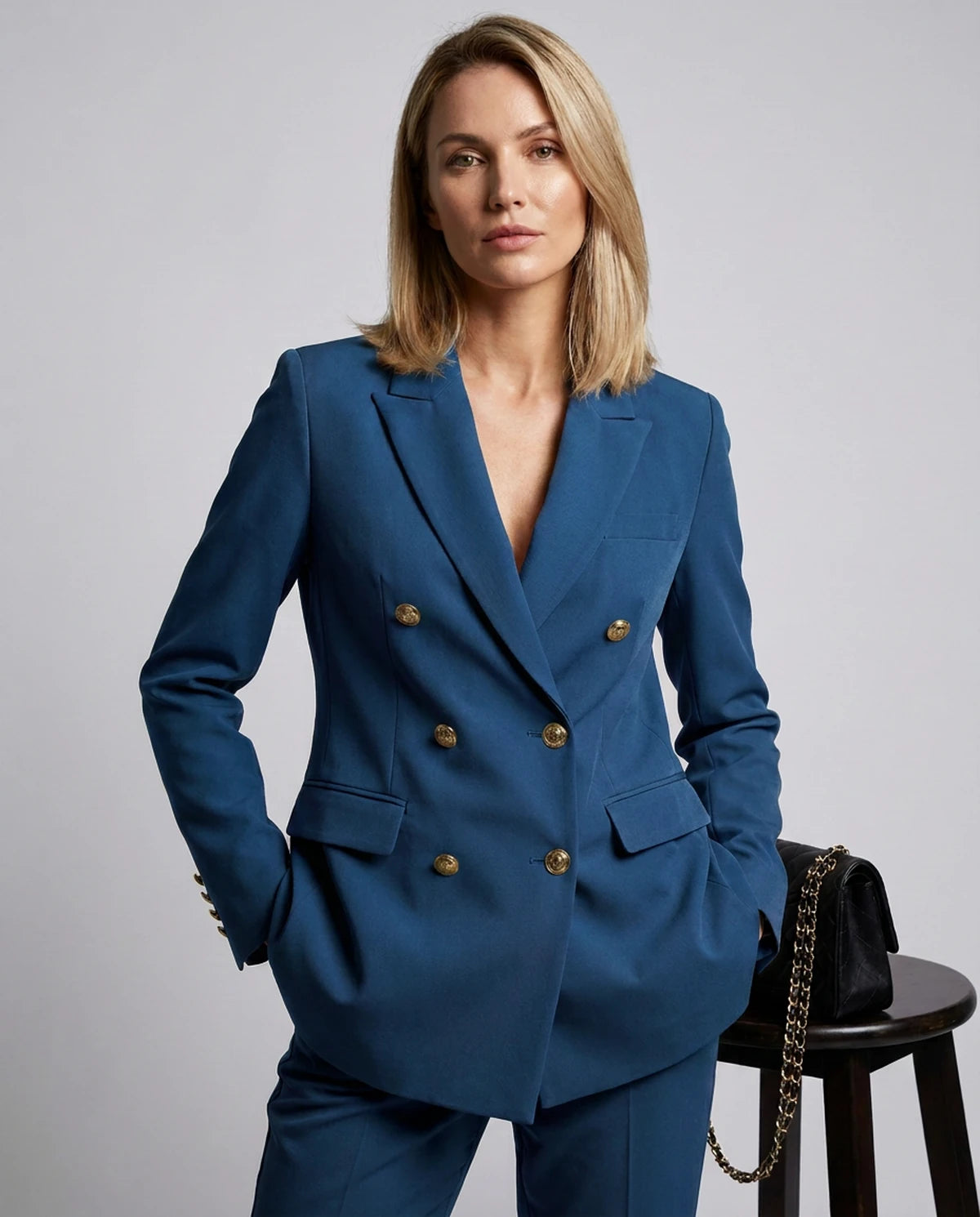 Kalinda Blazer — Blue