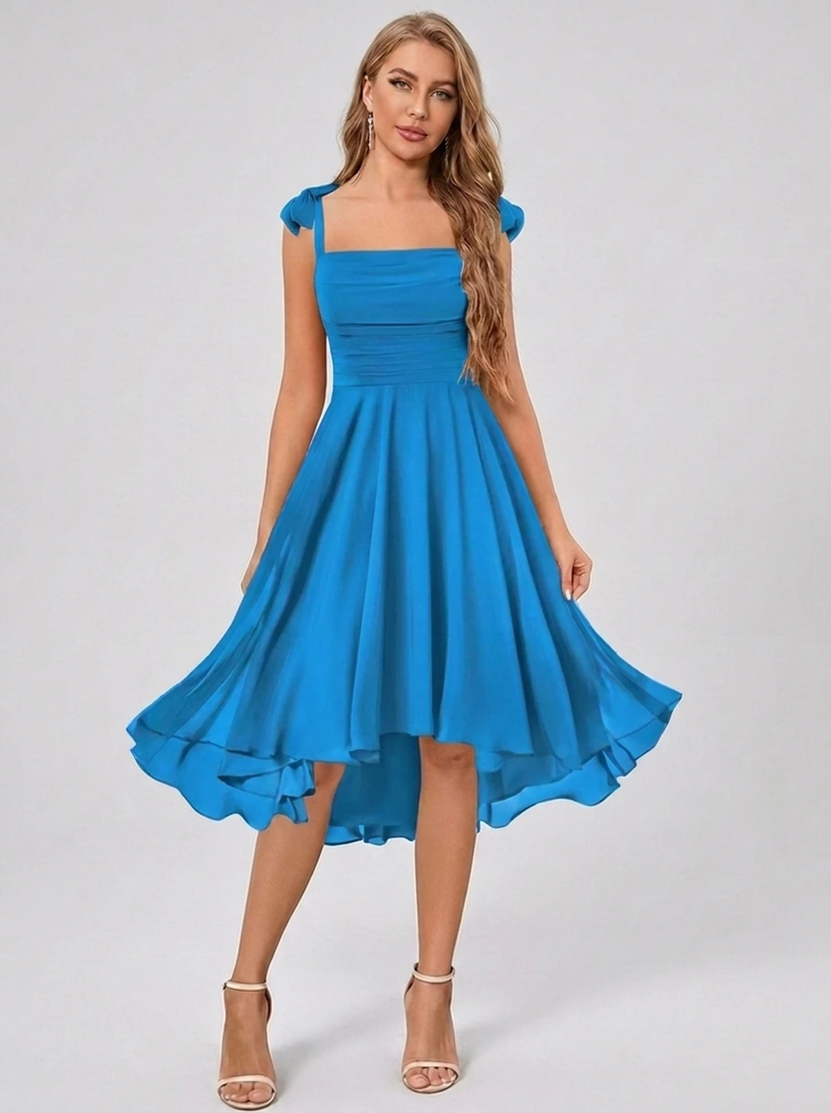 Kalliope Midi Dresses — Blue