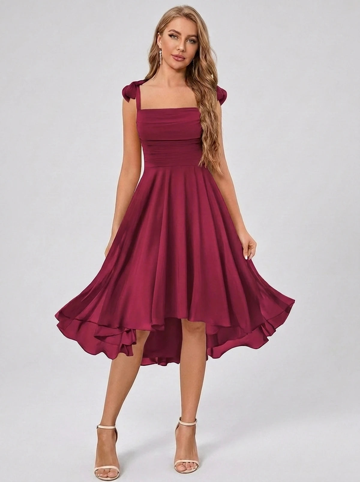 Kalliope Midi Dresses — Desert Rose