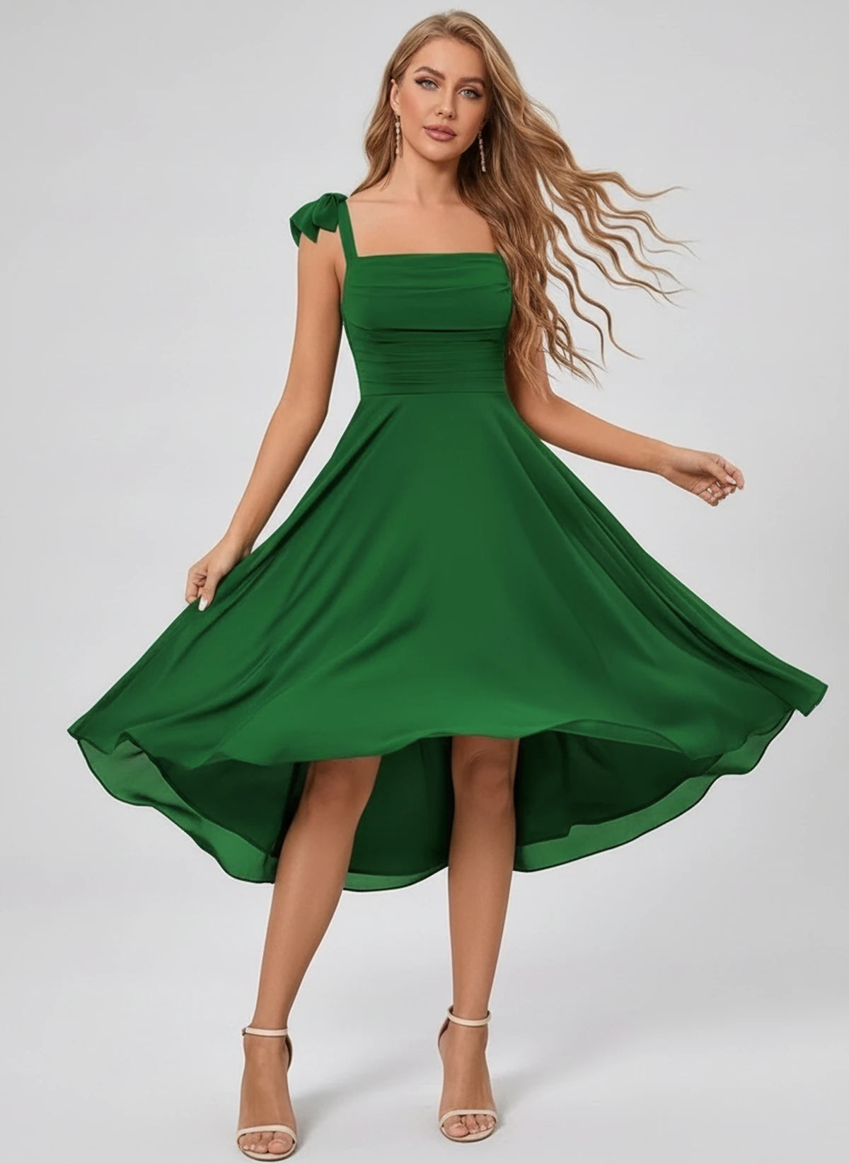 Kalliope Midi Dresses — Emerald | SKU: SD-15471-emerald-2,SD-15471-emerald-4,SD-15471-emerald-6,SD-15471-emerald-8,SD-15471-emerald-10,SD-15471-emerald-12,SD-15471-emerald-14,SD-15471-emerald-16,SD-15471-emerald-16W,SD-15471-emerald-18W,SD-15471-emerald-20W,SD-15471-emerald-22W