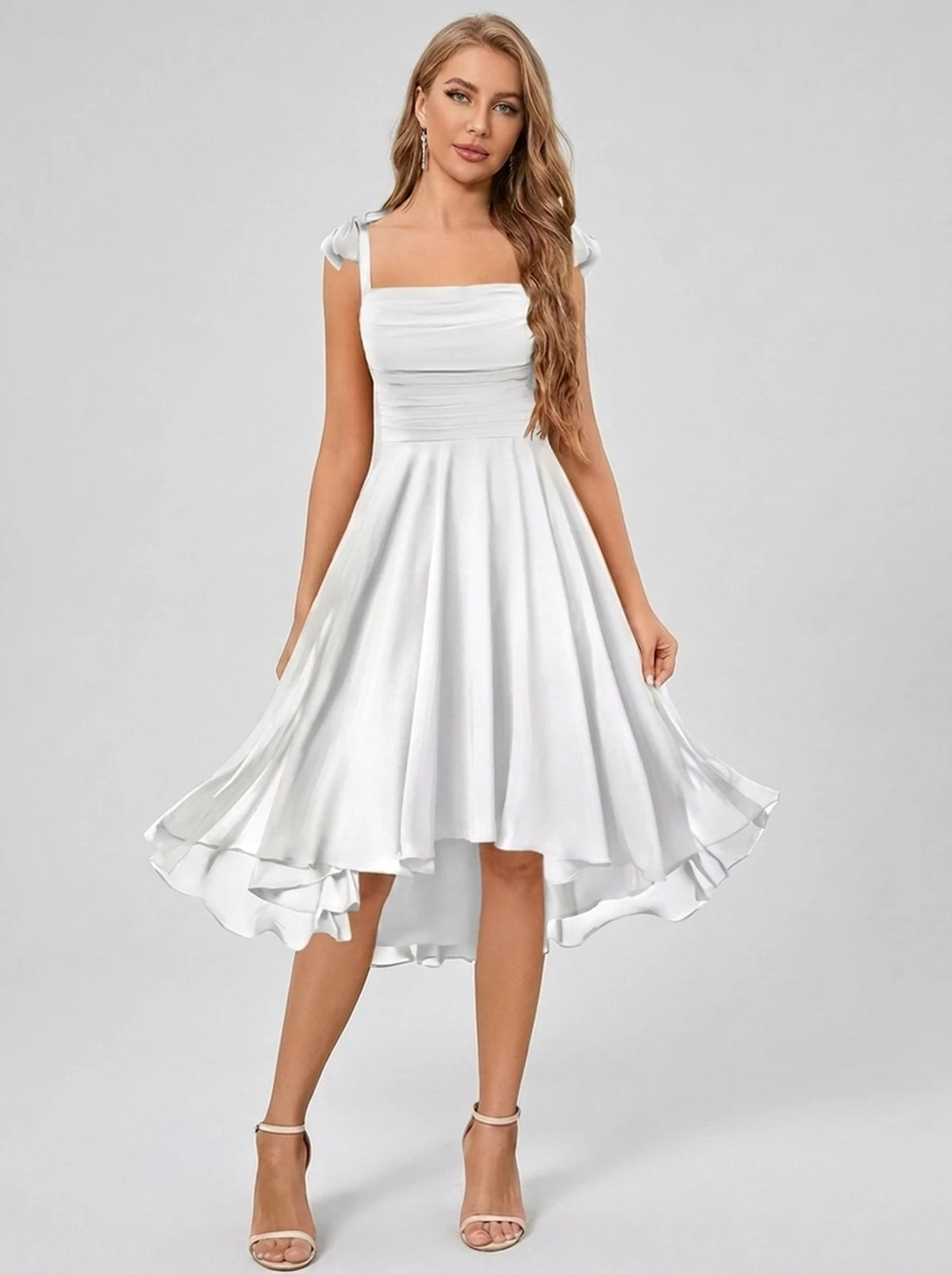 Kalliope Midi Dresses — White