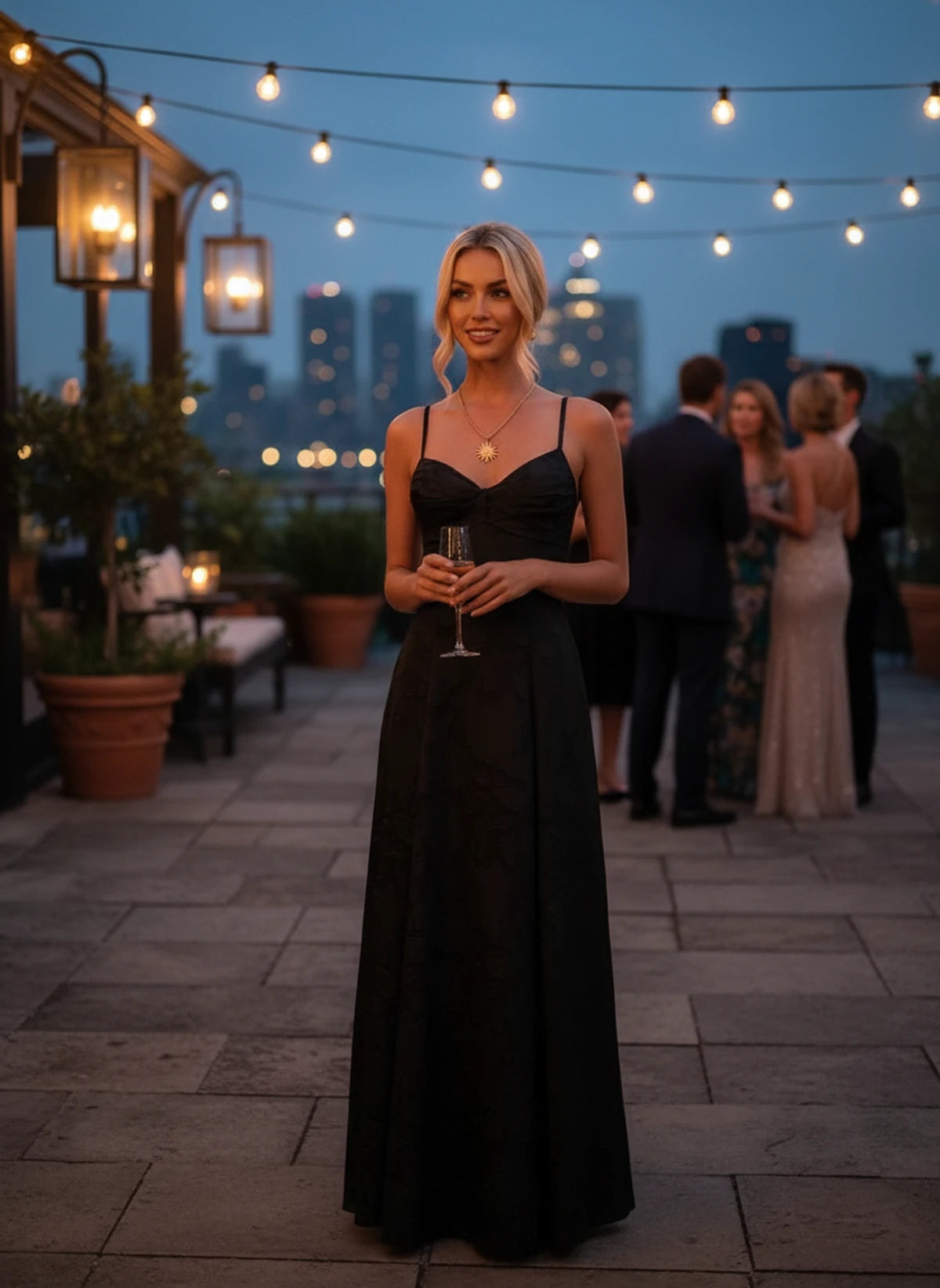 Karenza Maxi Dress — Black | SKU: SD-83423-black-2,SD-83423-black-4,SD-83423-black-6,SD-83423-black-8,SD-83423-black-10,SD-83423-black-12,SD-83423-black-14,SD-83423-black-16,SD-83423-black-16W,SD-83423-black-18W,SD-83423-black-20W,SD-83423-black-22W