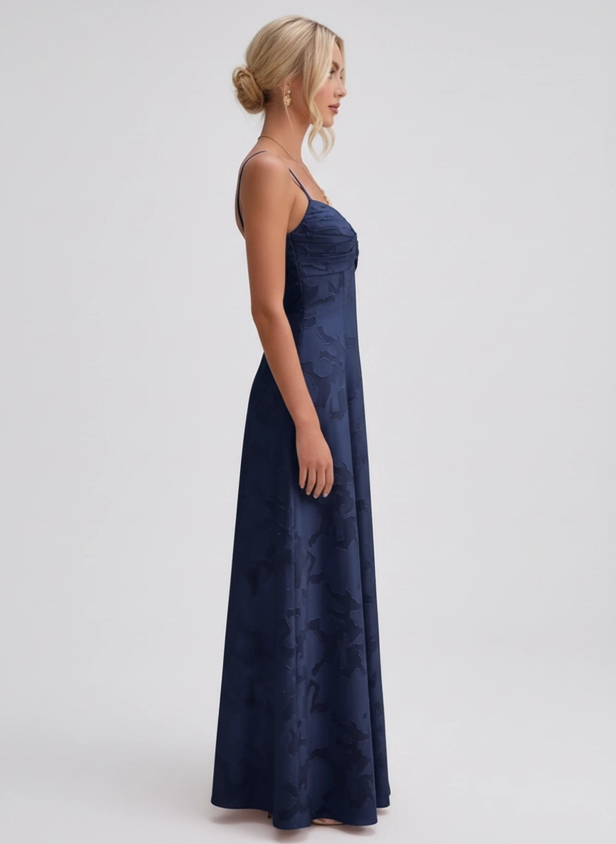 Karenza Maxi Dress — Navy | SKU: SD-83423-navy-2,SD-83423-navy-4,SD-83423-navy-6,SD-83423-navy-8,SD-83423-navy-10,SD-83423-navy-12,SD-83423-navy-14,SD-83423-navy-16,SD-83423-navy-16W,SD-83423-navy-18W,SD-83423-navy-20W,SD-83423-navy-22W