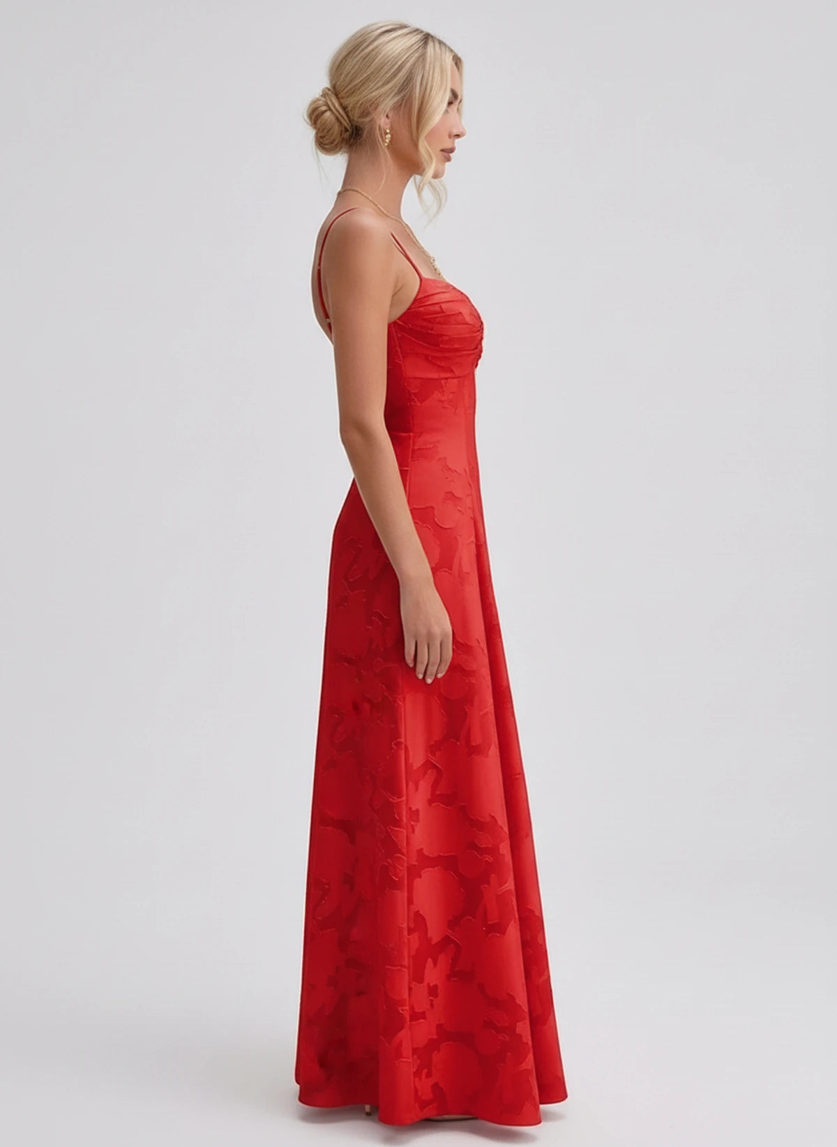 Karenza Maxi Dress — Red | SKU: SD-83423-red-2,SD-83423-red-4,SD-83423-red-6,SD-83423-red-8,SD-83423-red-10,SD-83423-red-12,SD-83423-red-14,SD-83423-red-16,SD-83423-red-16W,SD-83423-red-18W,SD-83423-red-20W,SD-83423-red-22W