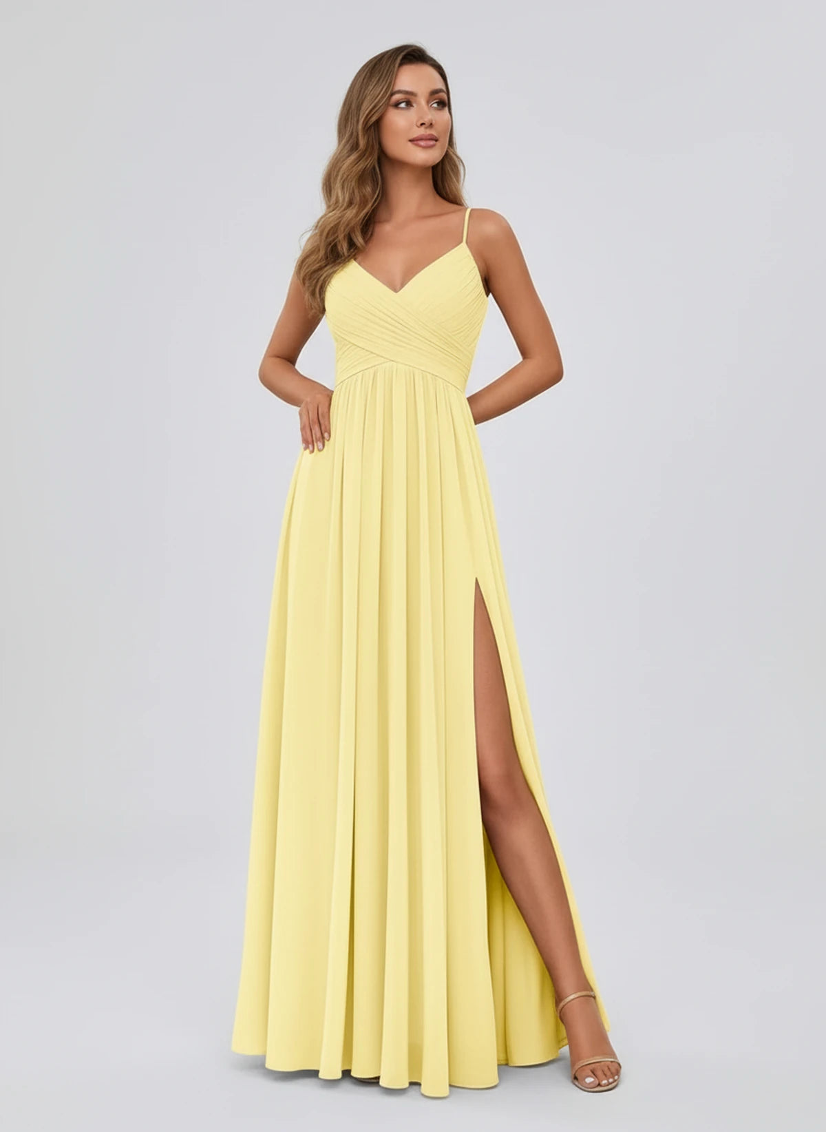 Kassandre Maxi Dress — Yellow | SKU: SD-92890-yellow-2,SD-92890-yellow-4,SD-92890-yellow-6,SD-92890-yellow-8,SD-92890-yellow-10,SD-92890-yellow-12,SD-92890-yellow-14,SD-92890-yellow-16,SD-92890-yellow-16W,SD-92890-yellow-18W,SD-92890-yellow-20W,SD-92890-yellow-22W