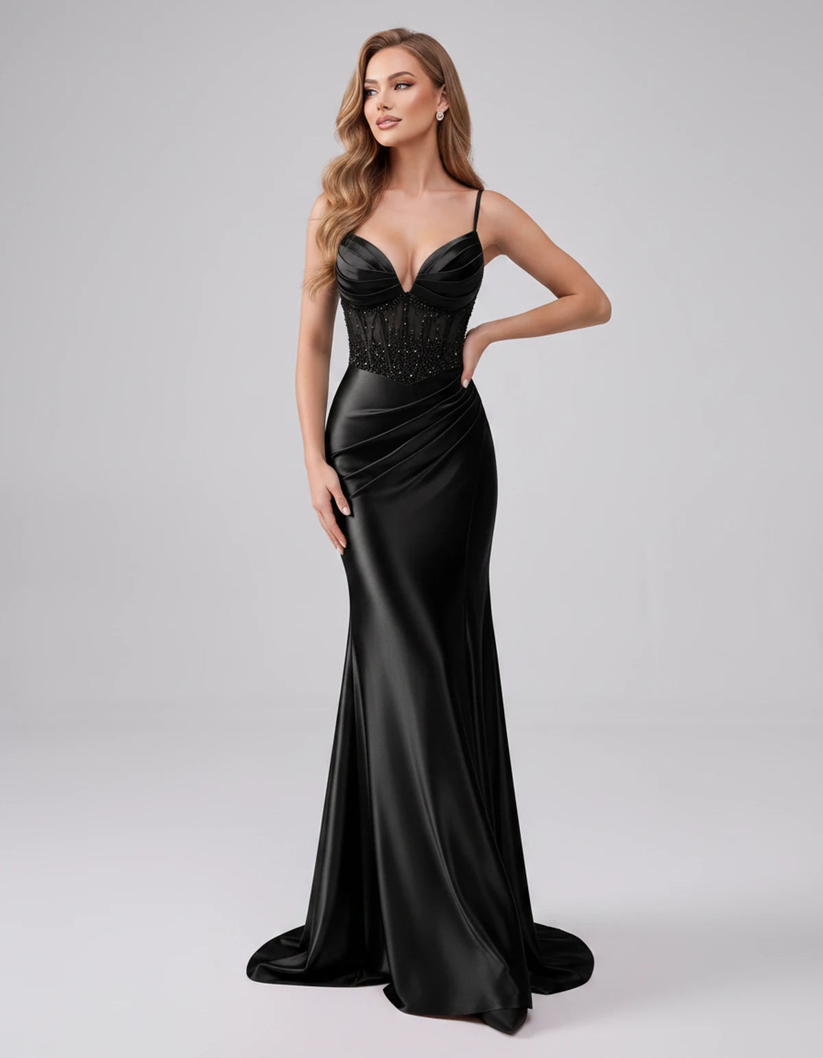 Laetitia Maxi Dress — Black | SKU: SD-76316-black-2,SD-76316-black-4,SD-76316-black-6,SD-76316-black-8,SD-76316-black-10,SD-76316-black-12,SD-76316-black-14,SD-76316-black-14W,SD-76316-black-16,SD-76316-black-16W,SD-76316-black-18W,SD-76316-black-20W