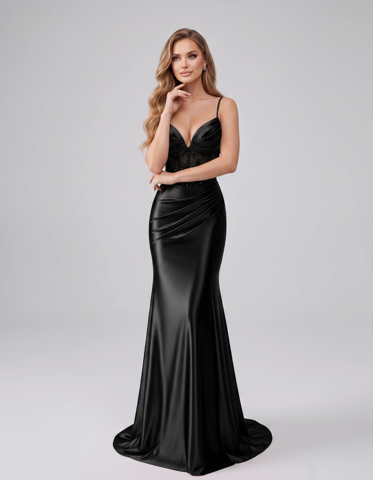 Laetitia Maxi Dress — Black | SKU: SD-76316-black-2,SD-76316-black-4,SD-76316-black-6,SD-76316-black-8,SD-76316-black-10,SD-76316-black-12,SD-76316-black-14,SD-76316-black-14W,SD-76316-black-16,SD-76316-black-16W,SD-76316-black-18W,SD-76316-black-20W