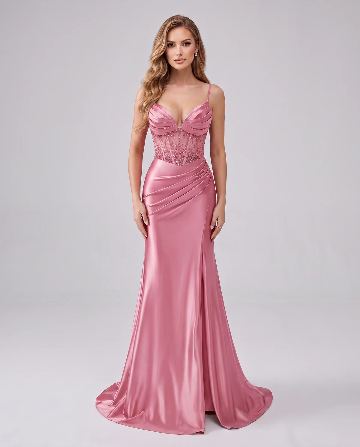 Laetitia Maxi Dress — Pink