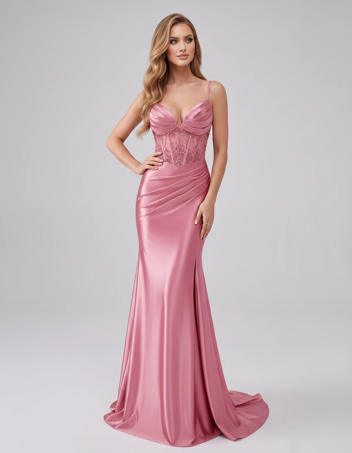 Laetitia Maxi Dress — Pink | SKU: SD-76316-pink-2,SD-76316-pink-4,SD-76316-pink-6,SD-76316-pink-8,SD-76316-pink-10,SD-76316-pink-12,SD-76316-pink-14,SD-76316-pink-14W,SD-76316-pink-16,SD-76316-pink-16W,SD-76316-pink-18W,SD-76316-pink-20W