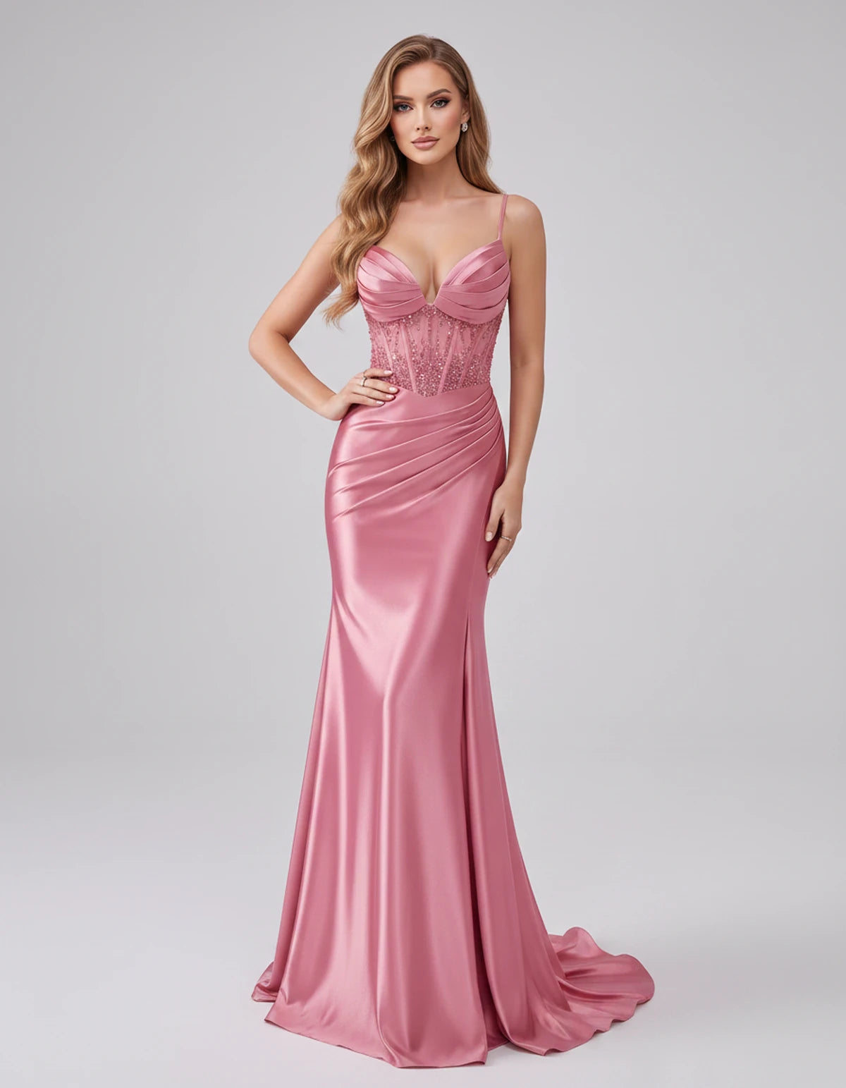 Laetitia Maxi Dress — Pink | SKU: SD-76316-pink-2,SD-76316-pink-4,SD-76316-pink-6,SD-76316-pink-8,SD-76316-pink-10,SD-76316-pink-12,SD-76316-pink-14,SD-76316-pink-14W,SD-76316-pink-16,SD-76316-pink-16W,SD-76316-pink-18W,SD-76316-pink-20W