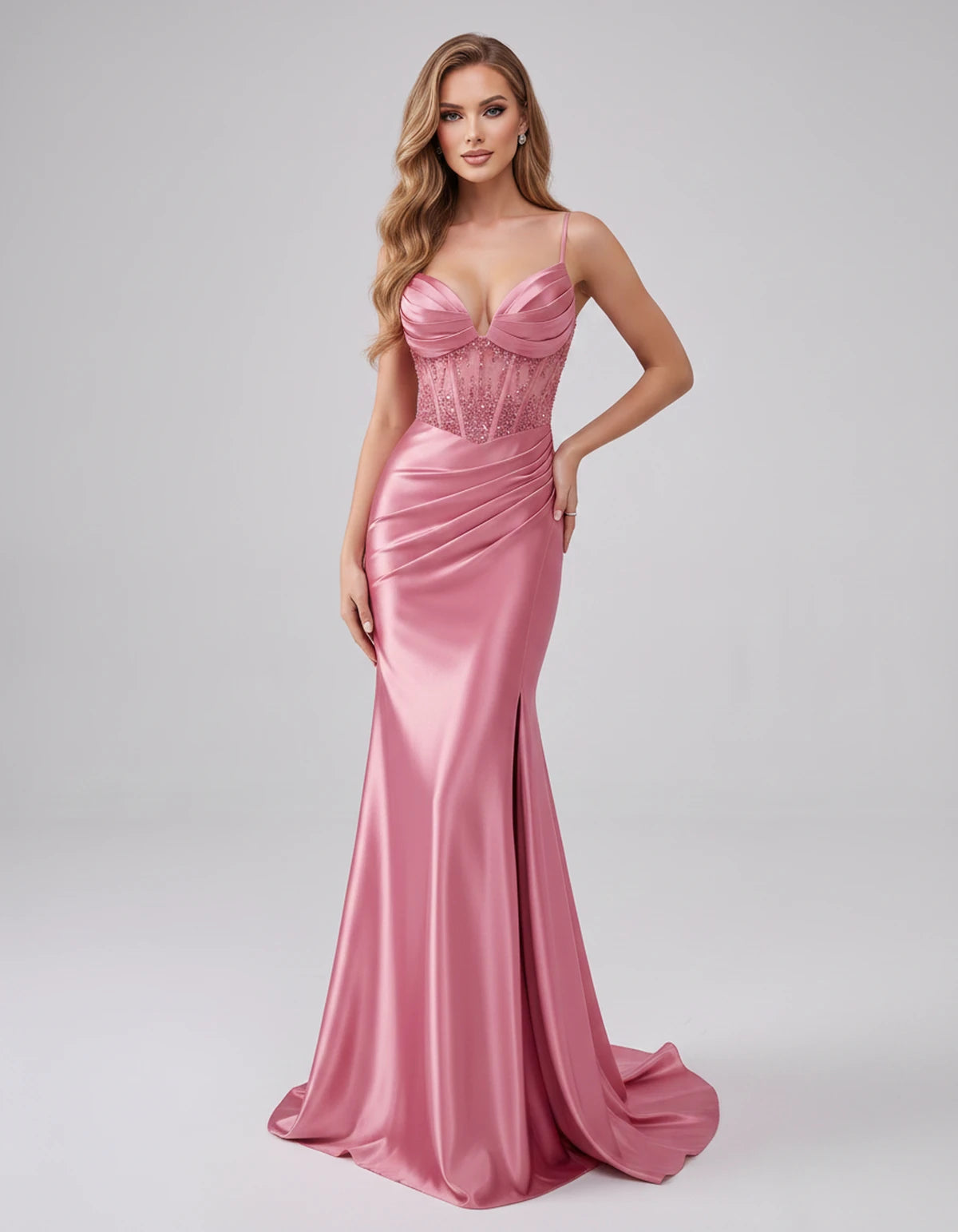 Laetitia Maxi Dress — Pink | SKU: SD-76316-pink-2,SD-76316-pink-4,SD-76316-pink-6,SD-76316-pink-8,SD-76316-pink-10,SD-76316-pink-12,SD-76316-pink-14,SD-76316-pink-14W,SD-76316-pink-16,SD-76316-pink-16W,SD-76316-pink-18W,SD-76316-pink-20W