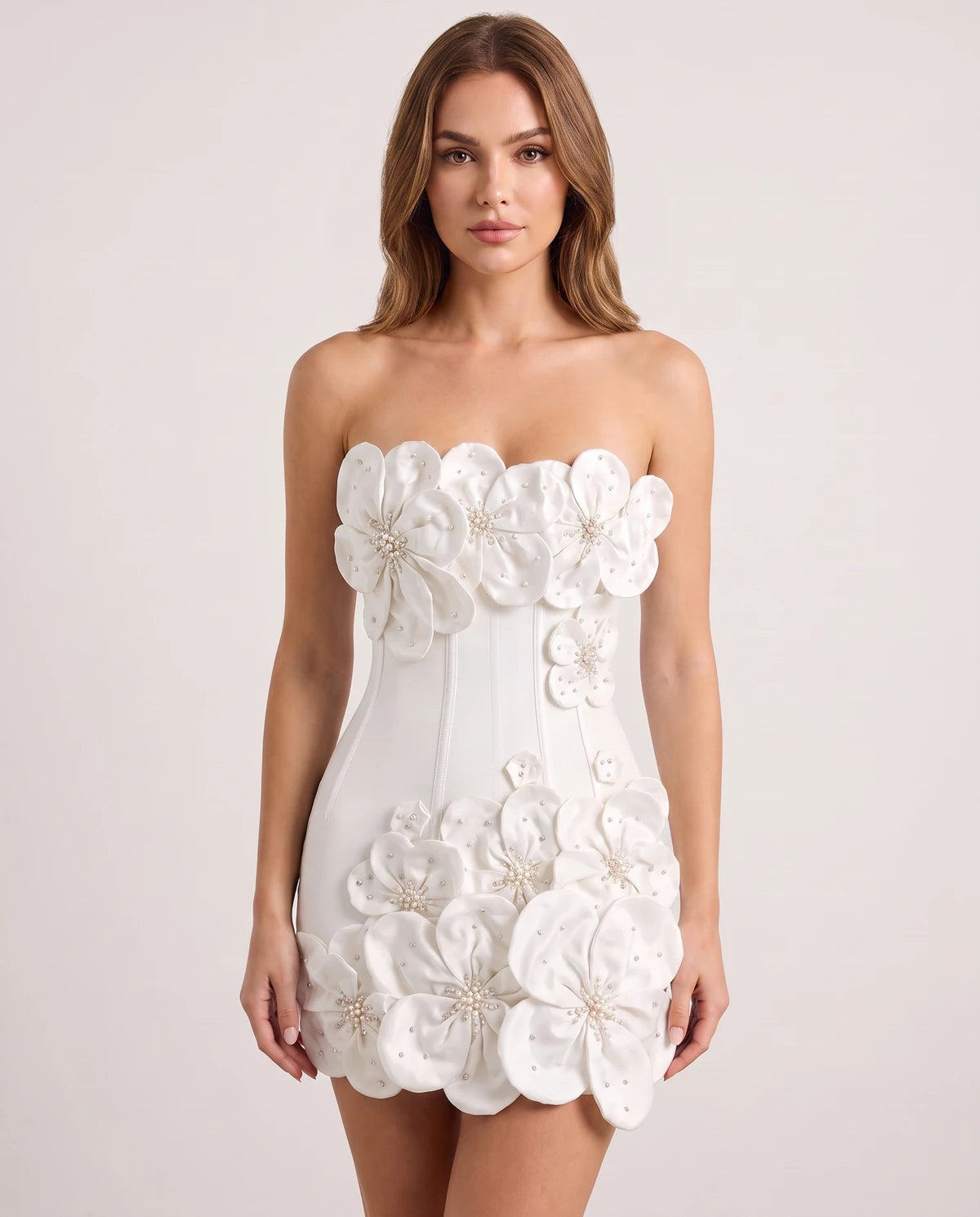 Lakoda Mini Dress — White