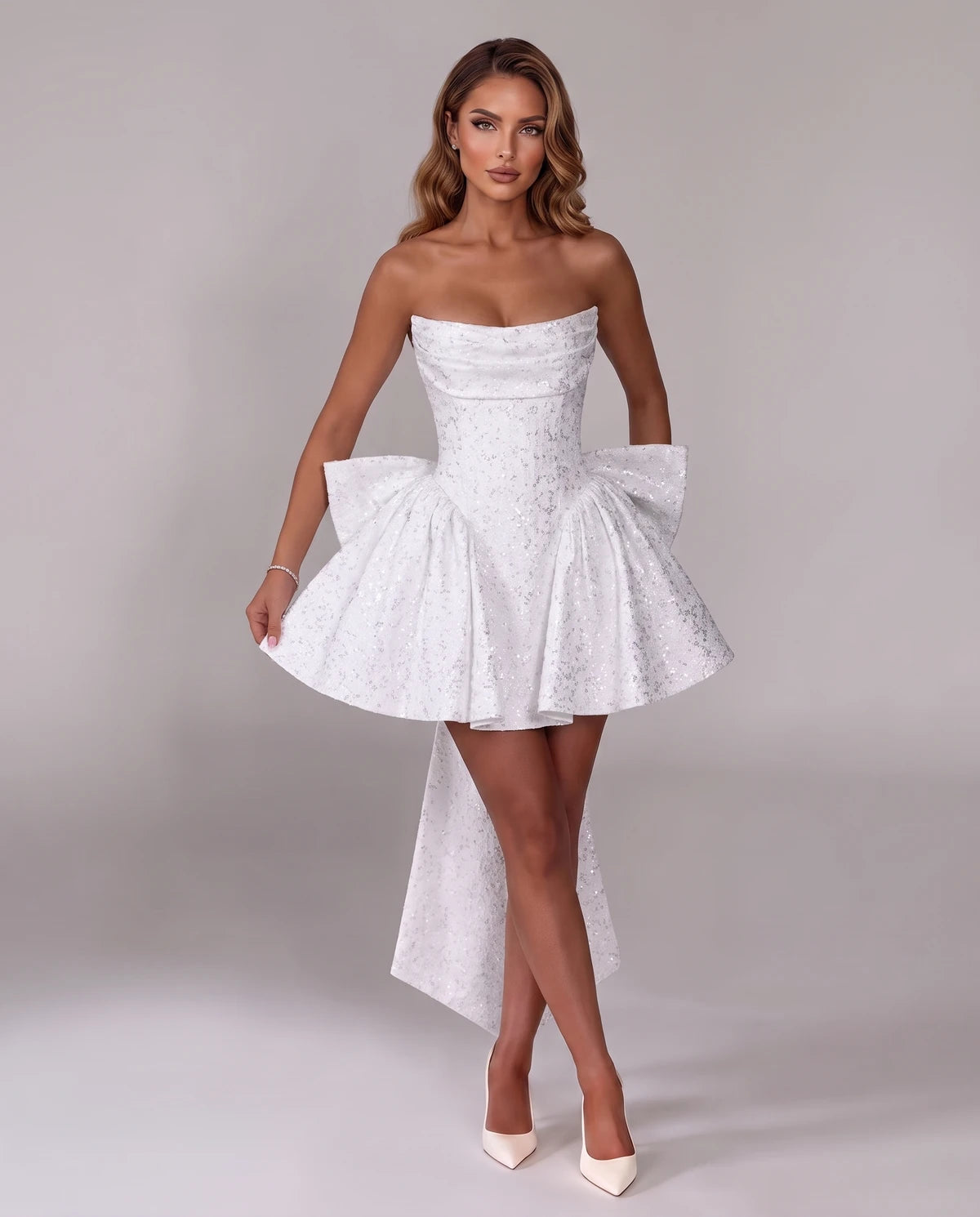 Lamorna Mini Dress — White