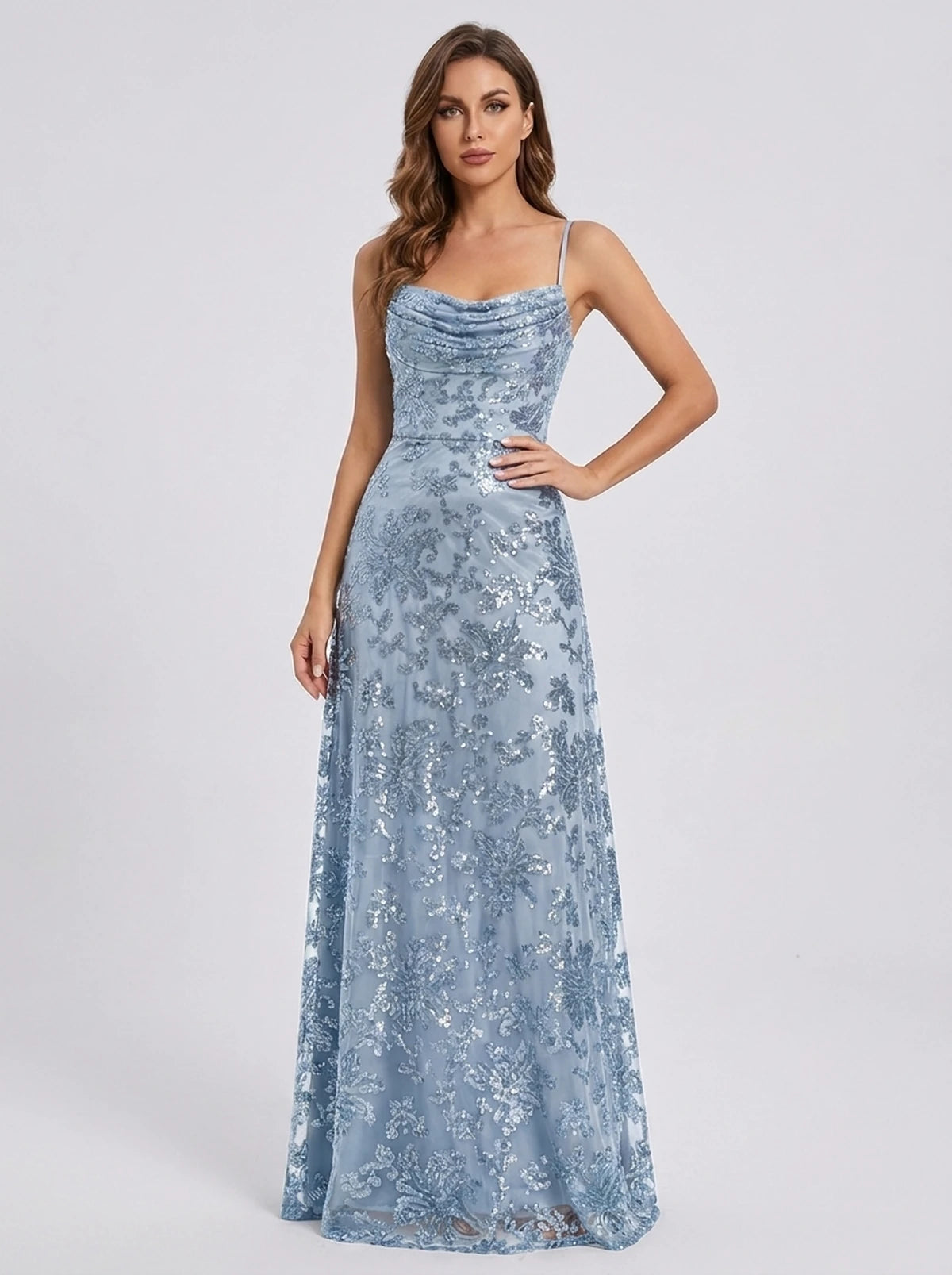 Lampedusa Maxi Dress — Light Blue