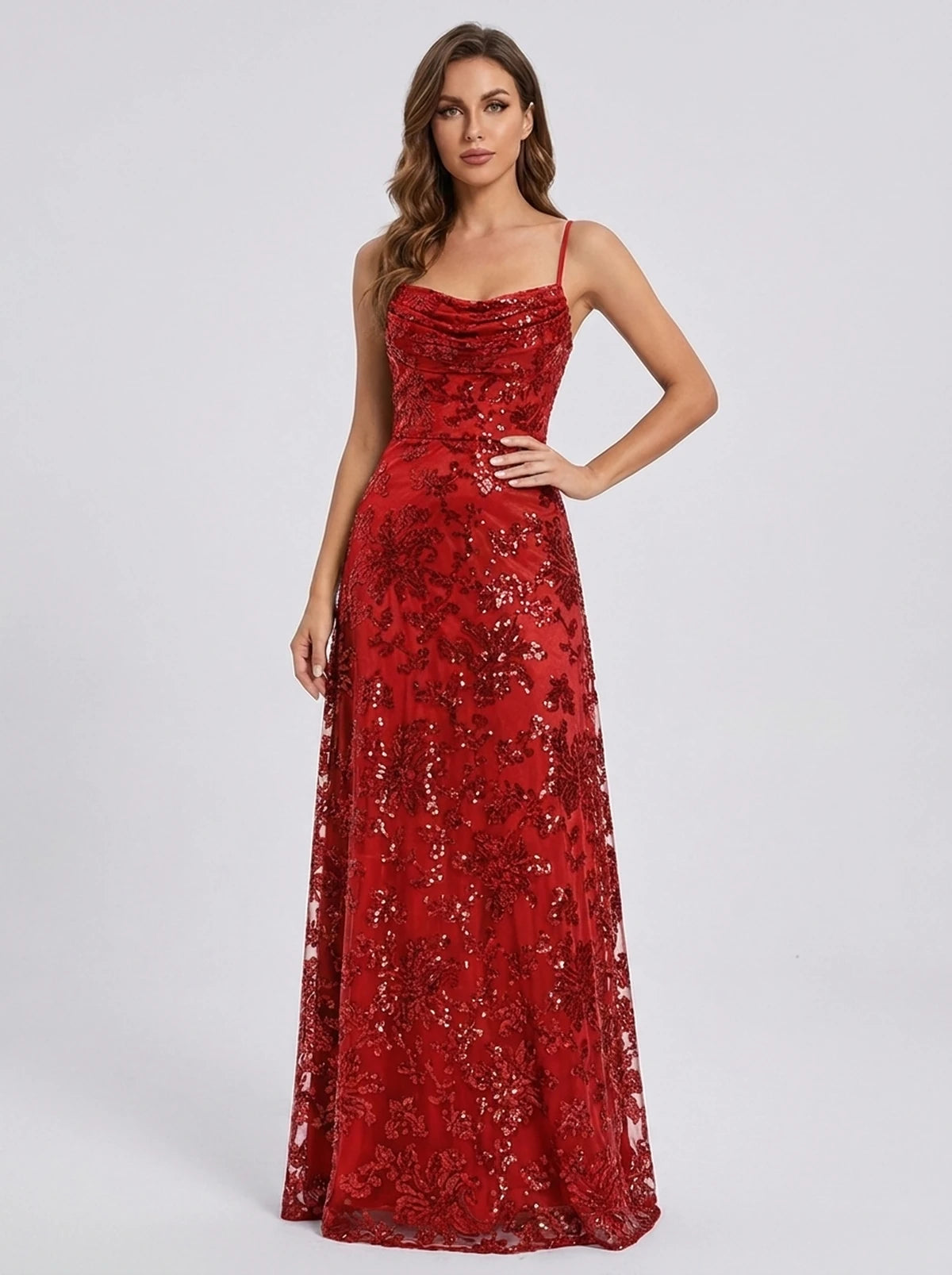 Lampedusa Maxi Dress — Red