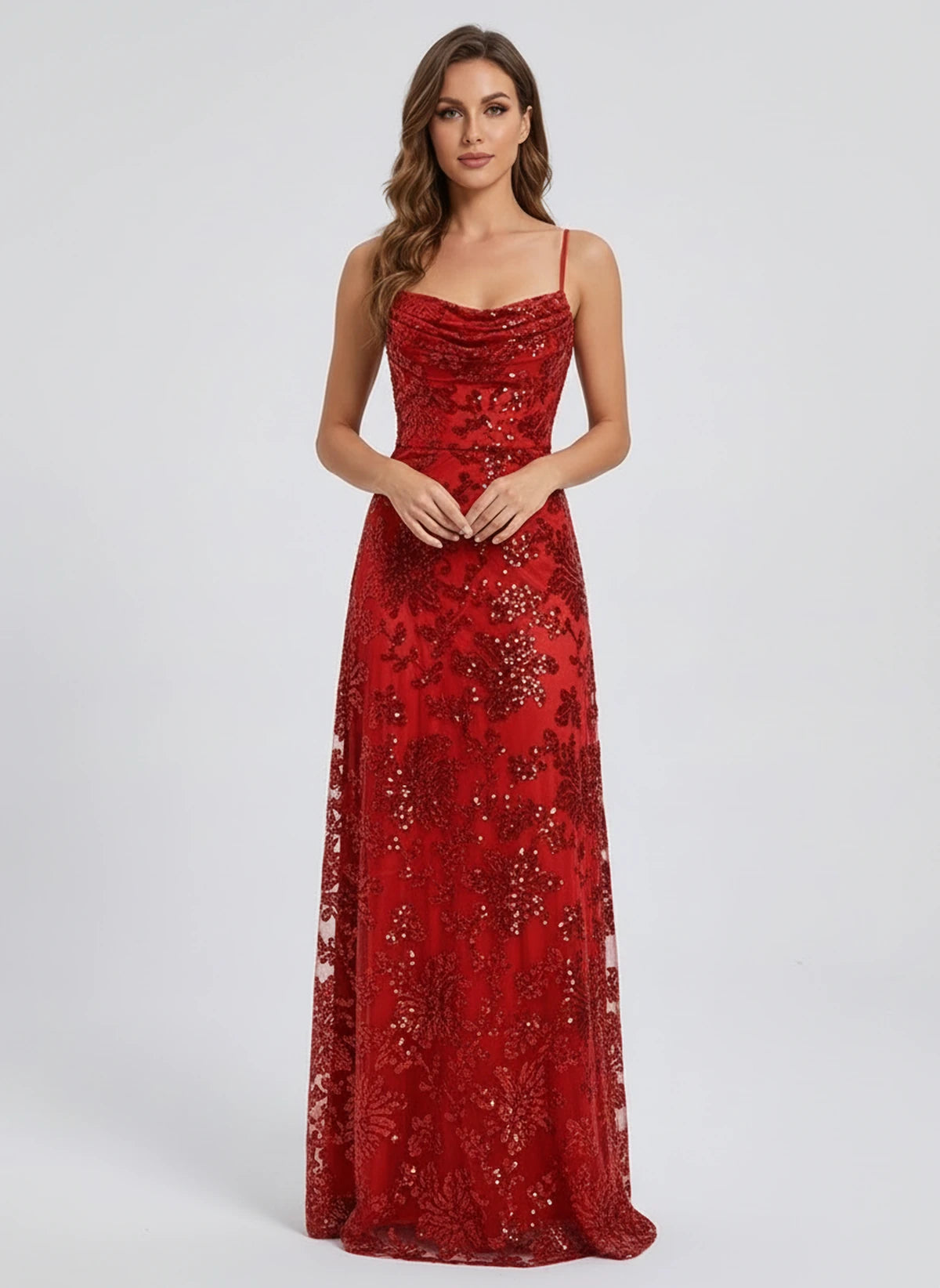 Lampedusa Maxi Dress — Red | SKU: SD-34990-red-2,SD-34990-red-4,SD-34990-red-6,SD-34990-red-8,SD-34990-red-10,SD-34990-red-12,SD-34990-red-14,SD-34990-red-16,SD-34990-red-16W,SD-34990-red-18W,SD-34990-red-20W,SD-34990-red-22W