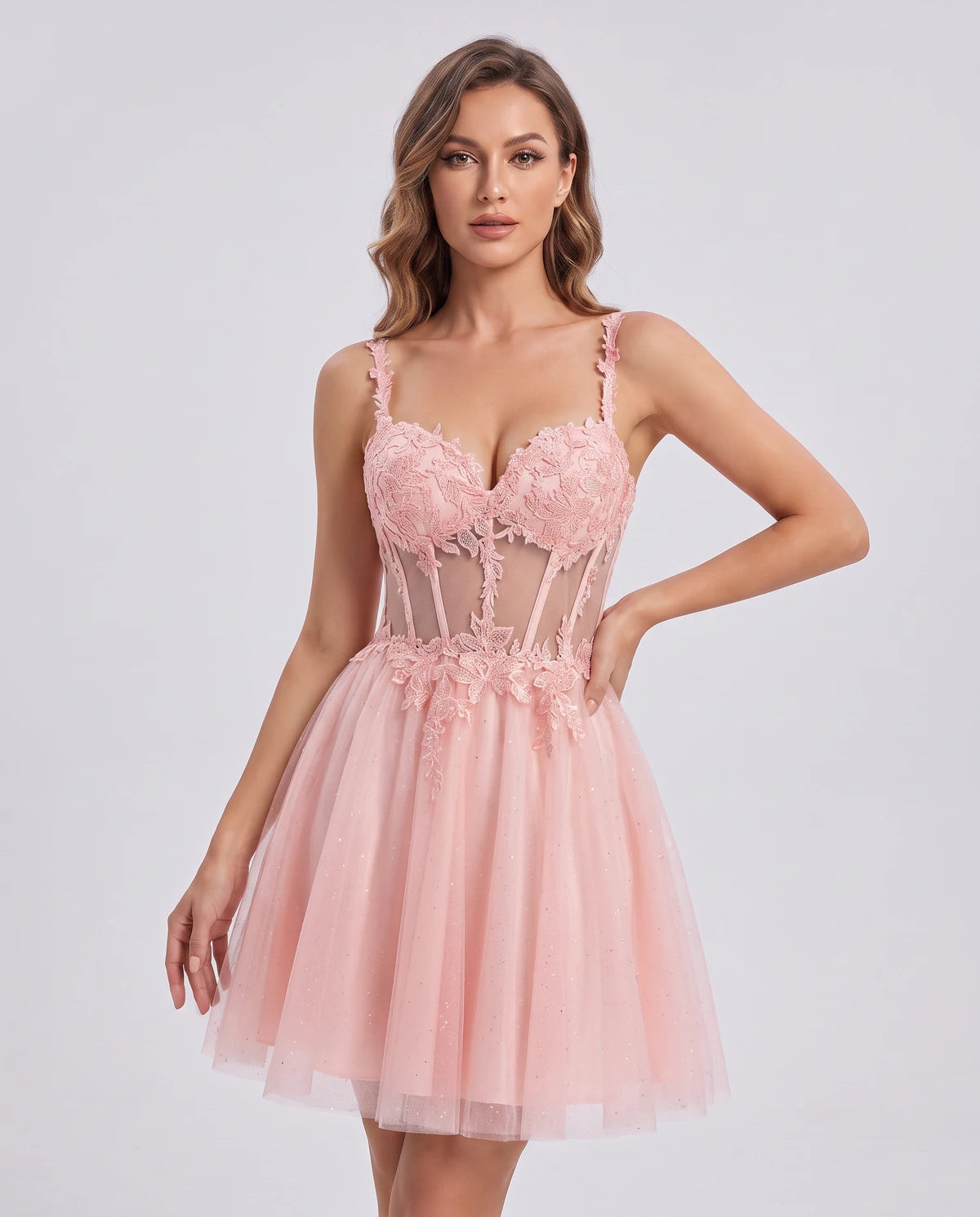 Lavandou Mini Dress — Pink
