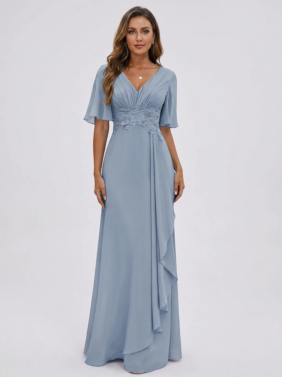 Lavinia Maxi Dress — Blue