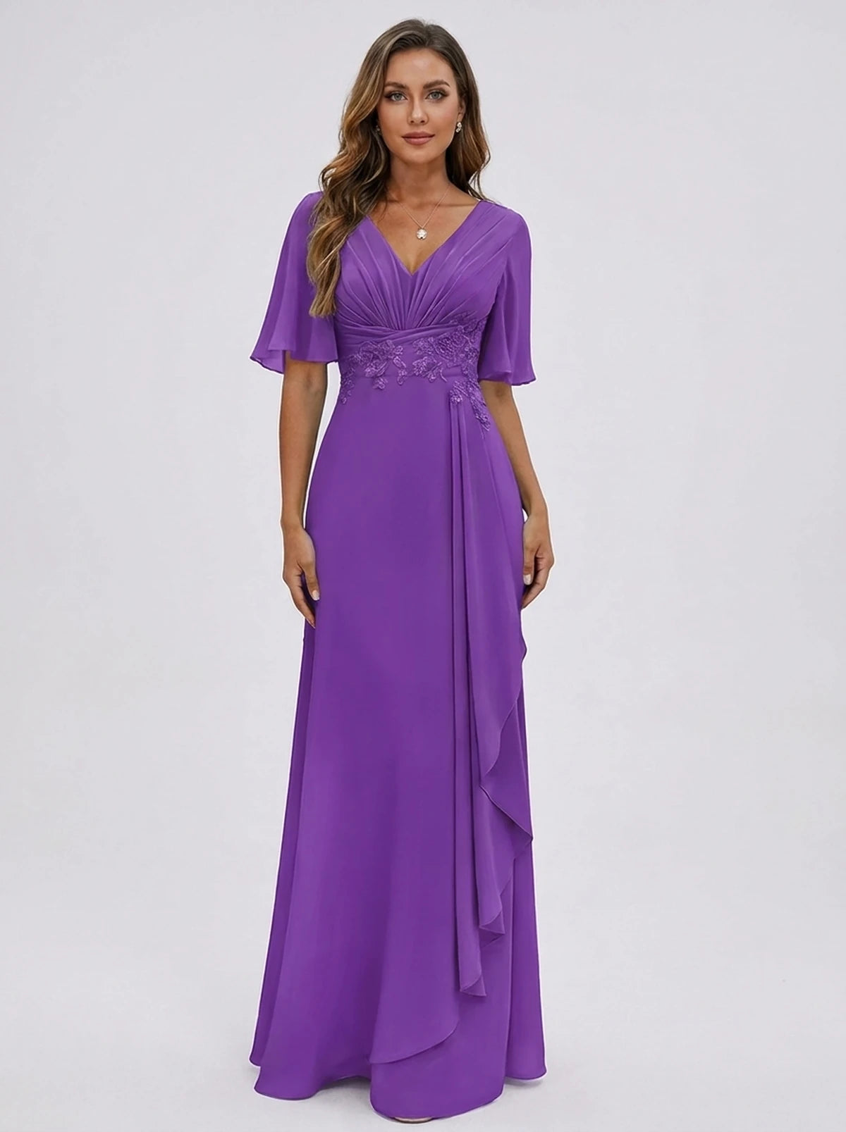 Lavinia Maxi Dress — Purple