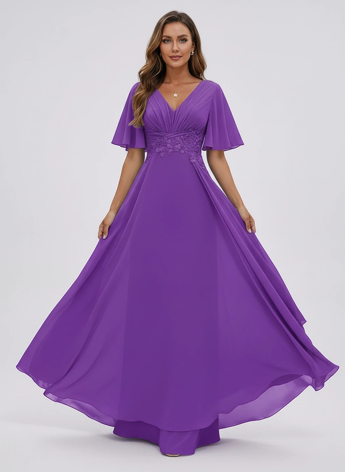 Lavinia Maxi Dress — Purple | SKU: SD-21668-purple-2,SD-21668-purple-4,SD-21668-purple-6,SD-21668-purple-8,SD-21668-purple-10,SD-21668-purple-12,SD-21668-purple-14,SD-21668-purple-16,SD-21668-purple-16W,SD-21668-purple-18W,SD-21668-purple-20W,SD-21668-purple-22W
