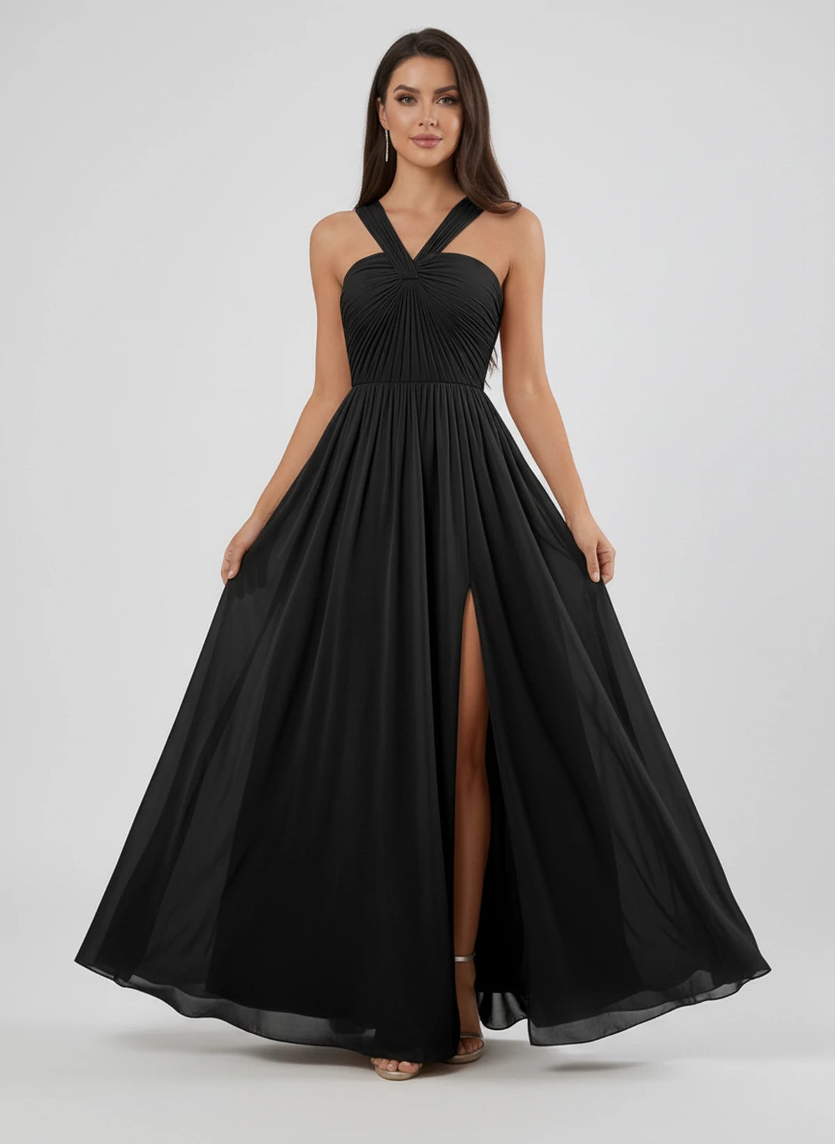 Lazuli Maxi Dress — Black | SKU: SD-84842-black-2,SD-84842-black-4,SD-84842-black-6,SD-84842-black-8,SD-84842-black-10,SD-84842-black-12,SD-84842-black-14,SD-84842-black-16,SD-84842-black-16W,SD-84842-black-18W,SD-84842-black-20W,SD-84842-black-22W