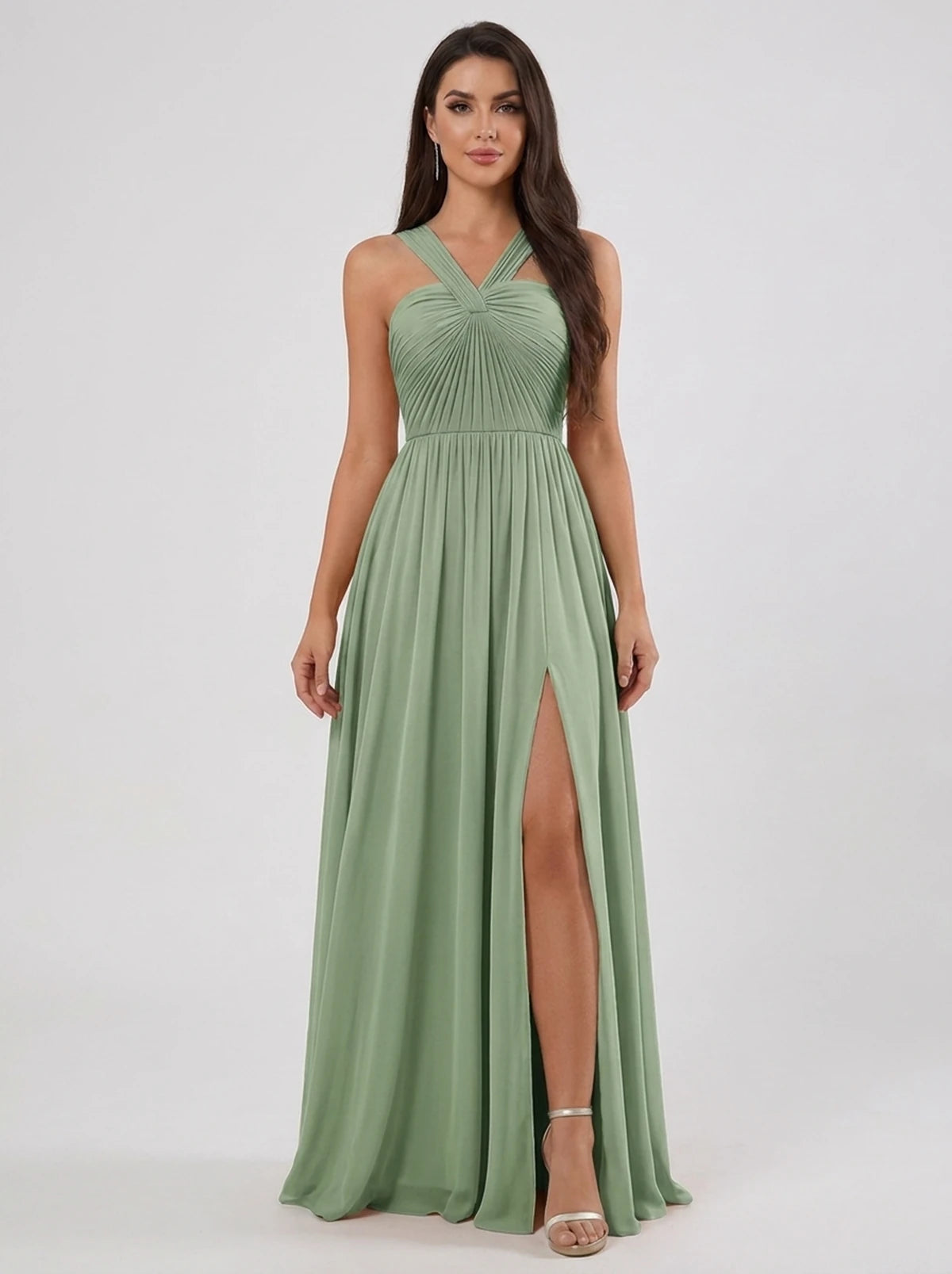 Lazuli Maxi Dress — Sage Green