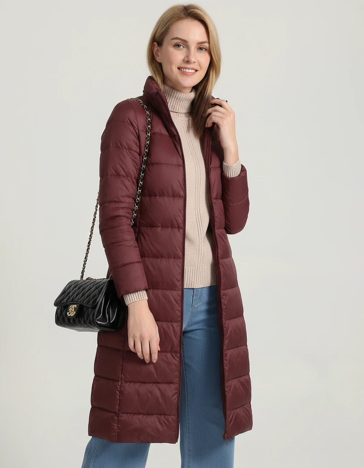 Leandra Jacket — Coffee | SKU: SD-86751-coffee-XS,SD-86751-coffee-S,SD-86751-coffee-M,SD-86751-coffee-L,SD-86751-coffee-XL,SD-86751-coffee-2XL