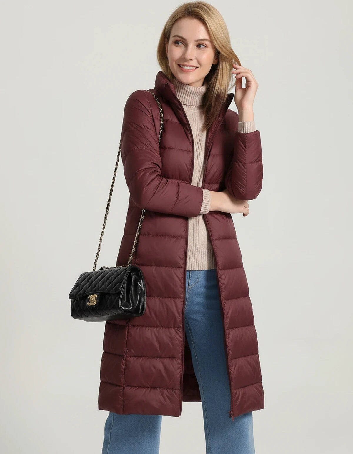Leandra Jacket — Coffee | SKU: SD-86751-coffee-XS,SD-86751-coffee-S,SD-86751-coffee-M,SD-86751-coffee-L,SD-86751-coffee-XL,SD-86751-coffee-2XL